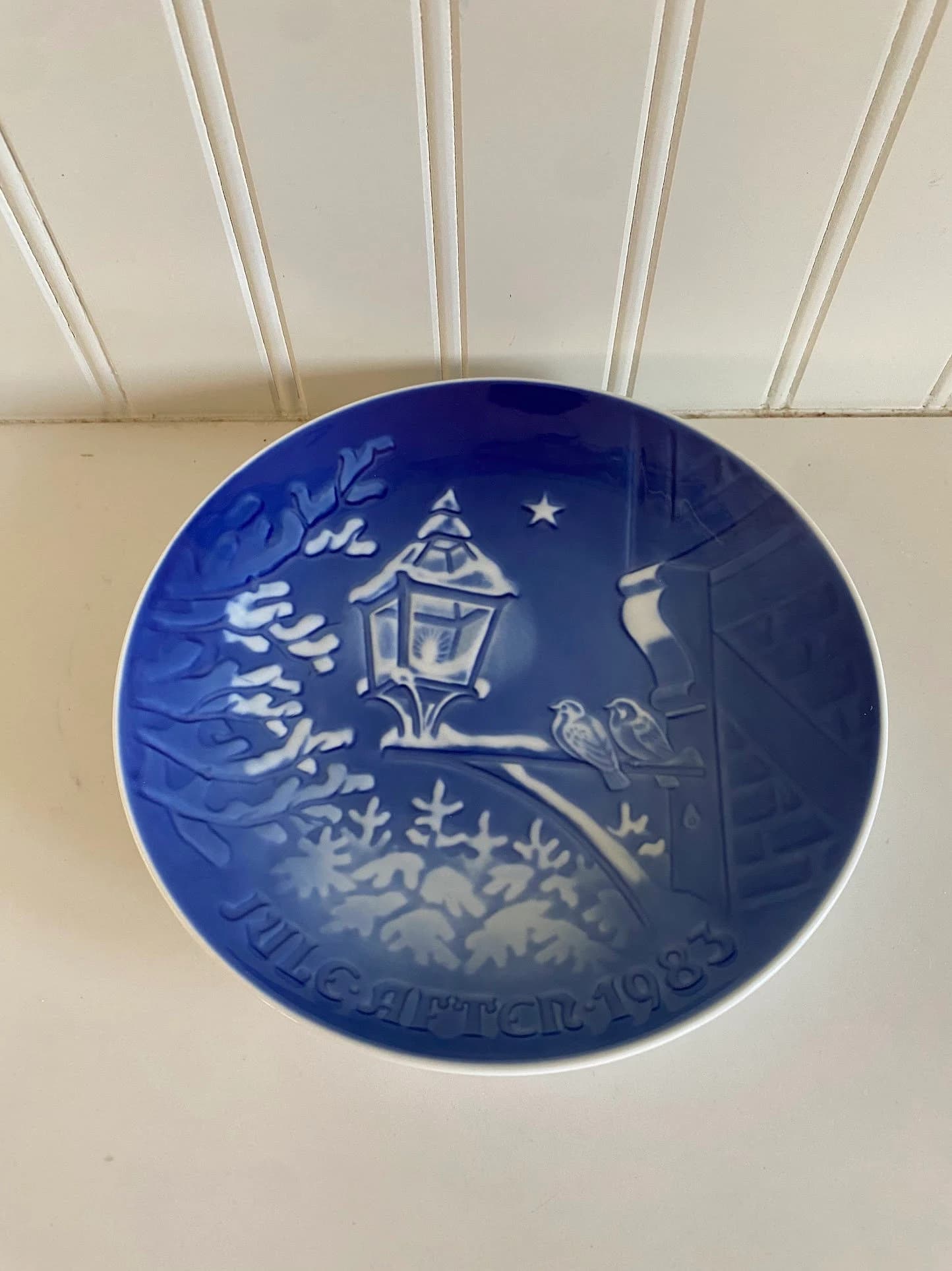 Vintage Bing and Grondahl Christmas Plate-In The Old Town