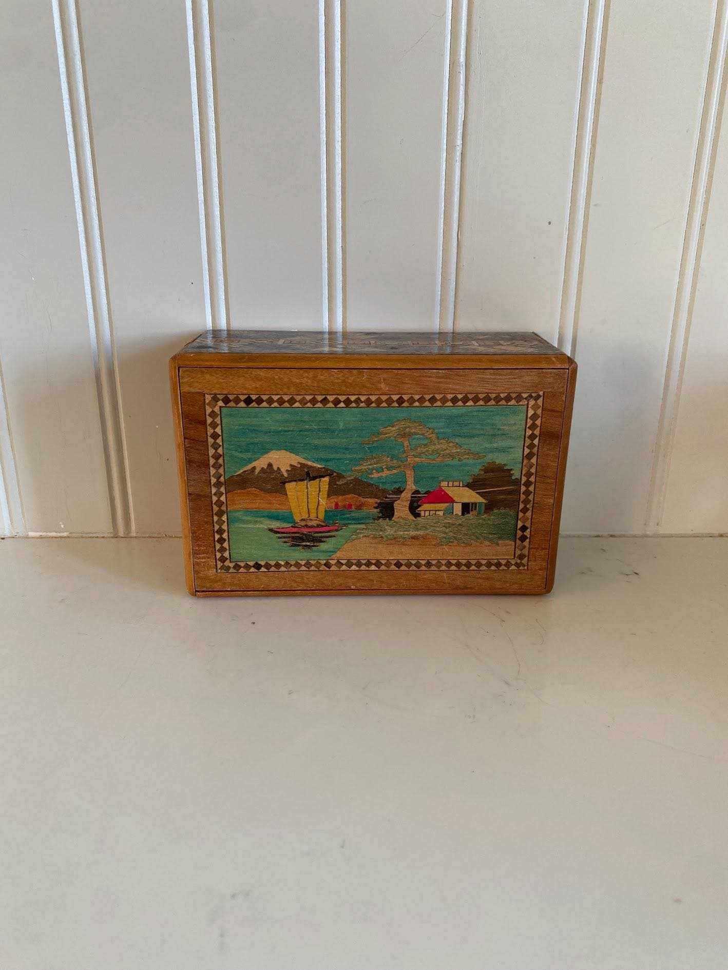 Vintage Japanese Puzzle Box