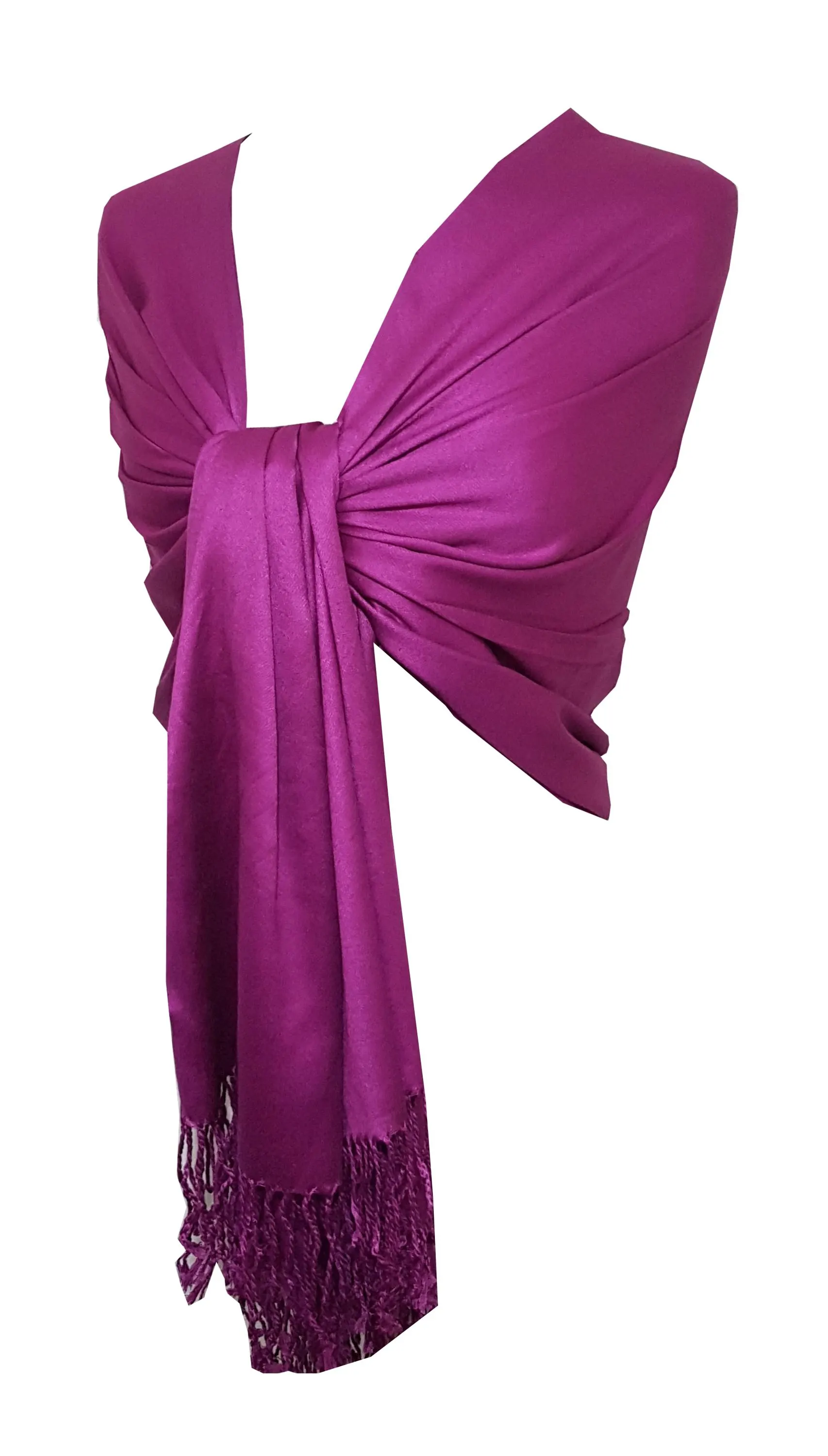 Cream Viscose Silky Pashmina Shawl Wedding Elegance Bridesmaid Gift 70cm x 180cm - image 5