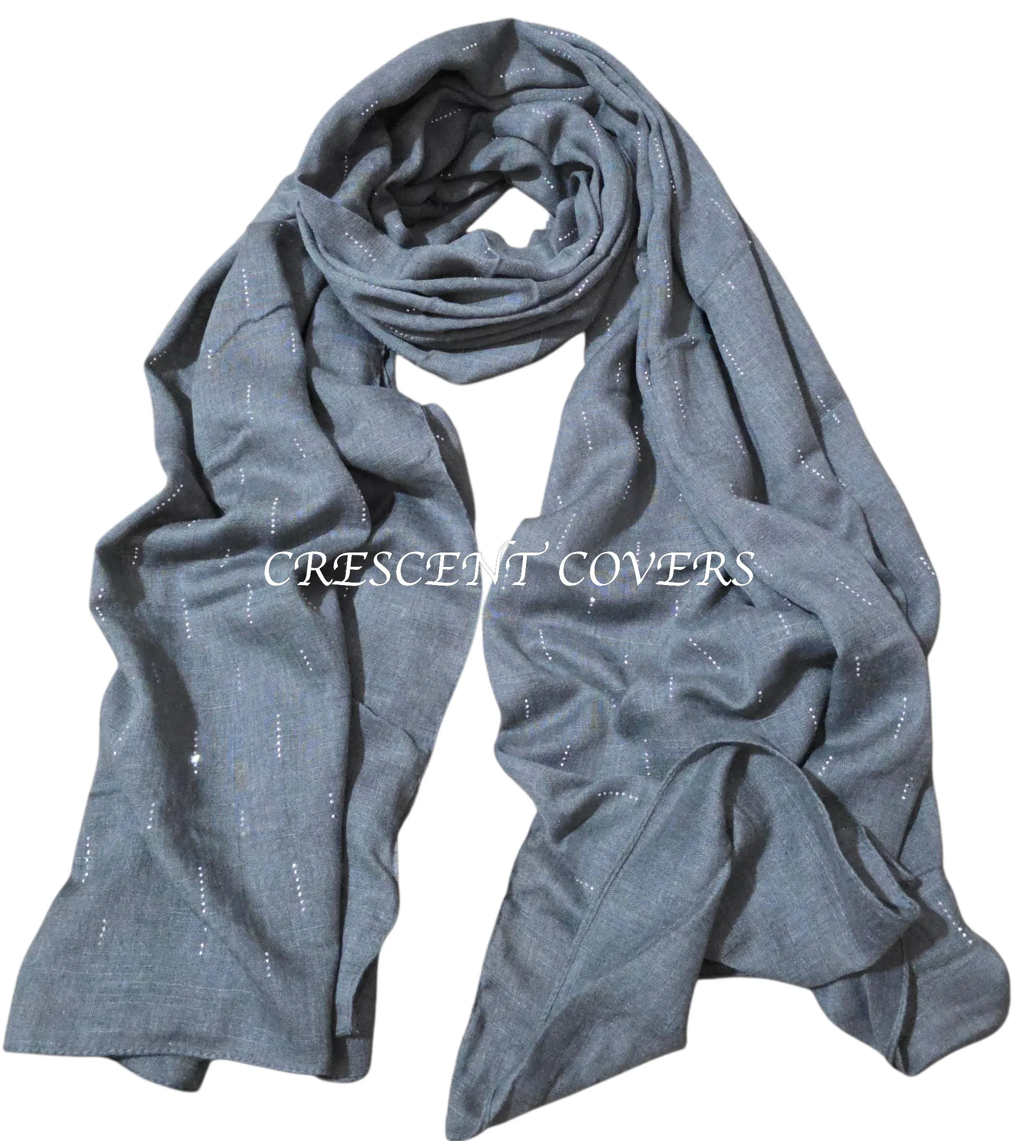 Studded Raindrop Modal and Viscose Blend Scarf Hijab Lightweight Elegant Gift - image 3
