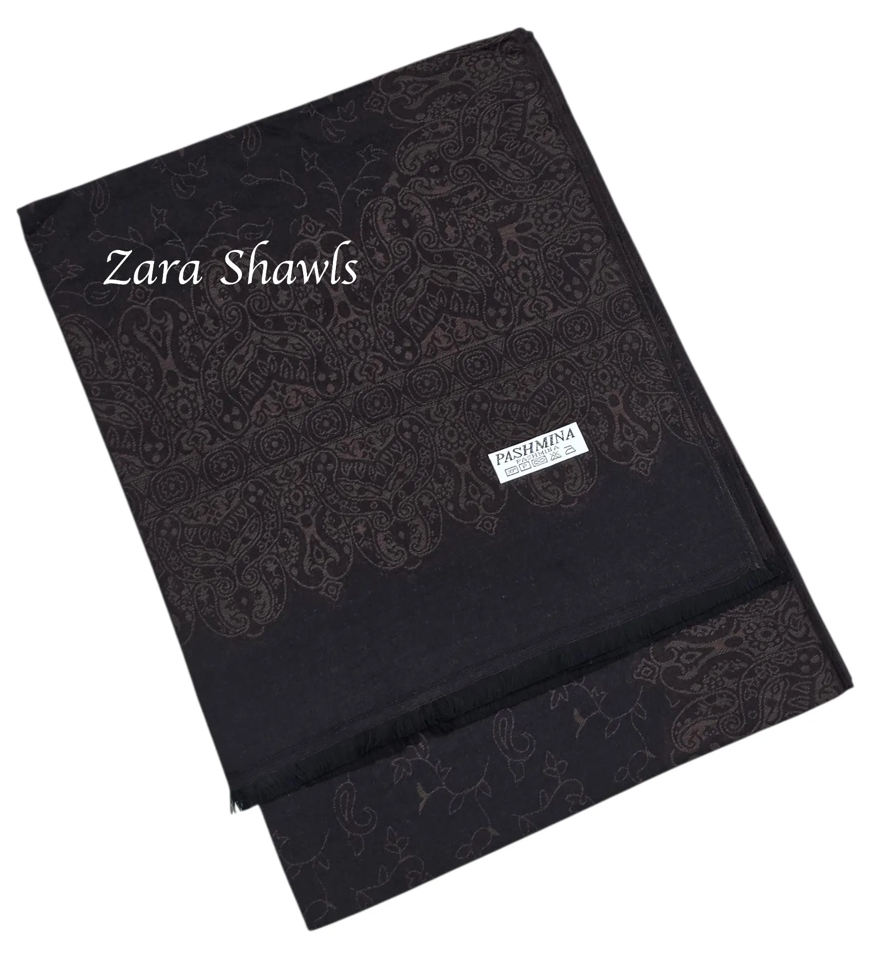 Pashmina Luxury Viscose Shawl, Evening Wrap, Dupatta, Gift Ready - image 3