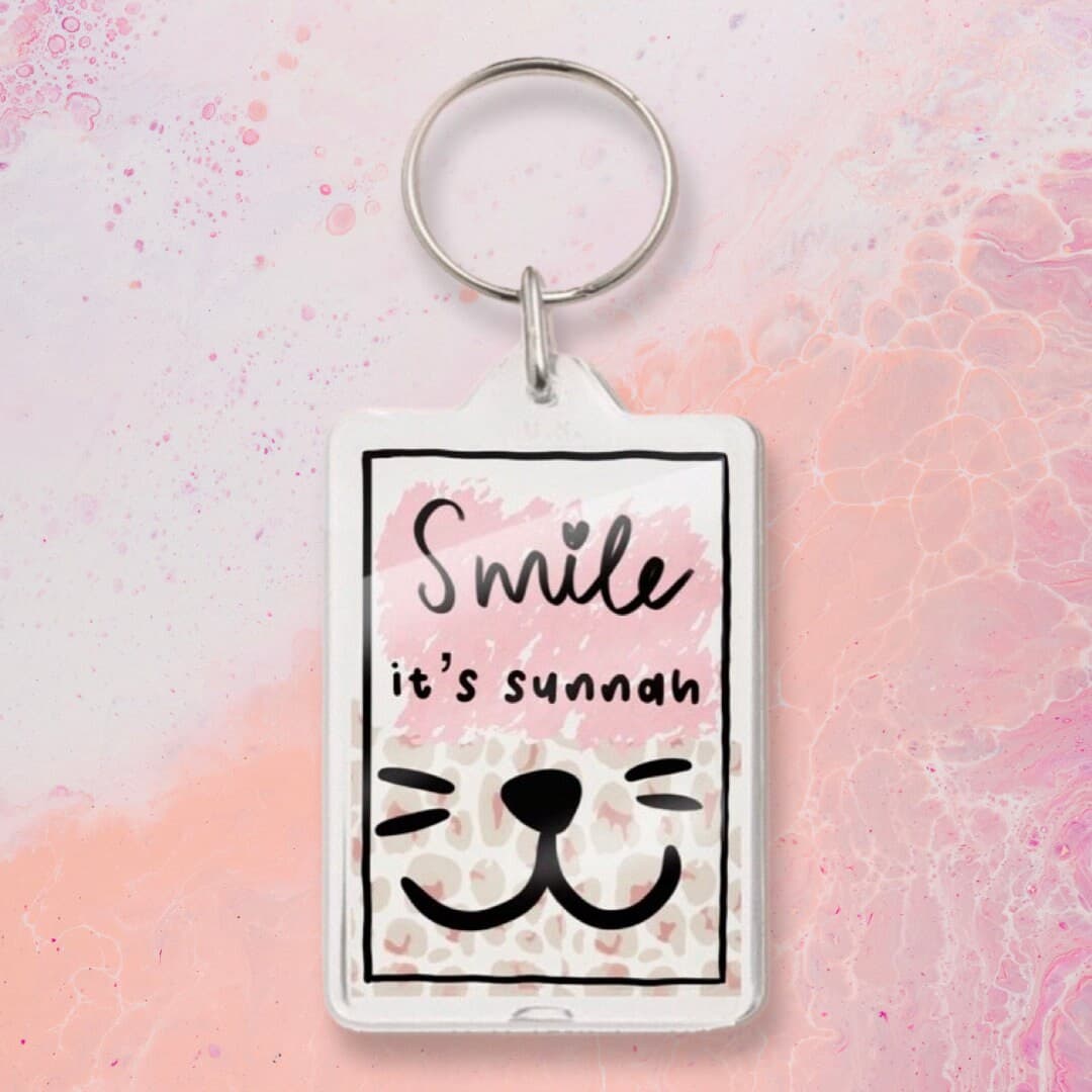 Smile It's Sunnah Keyring: Muslim Girl Islamic Gift - image 3