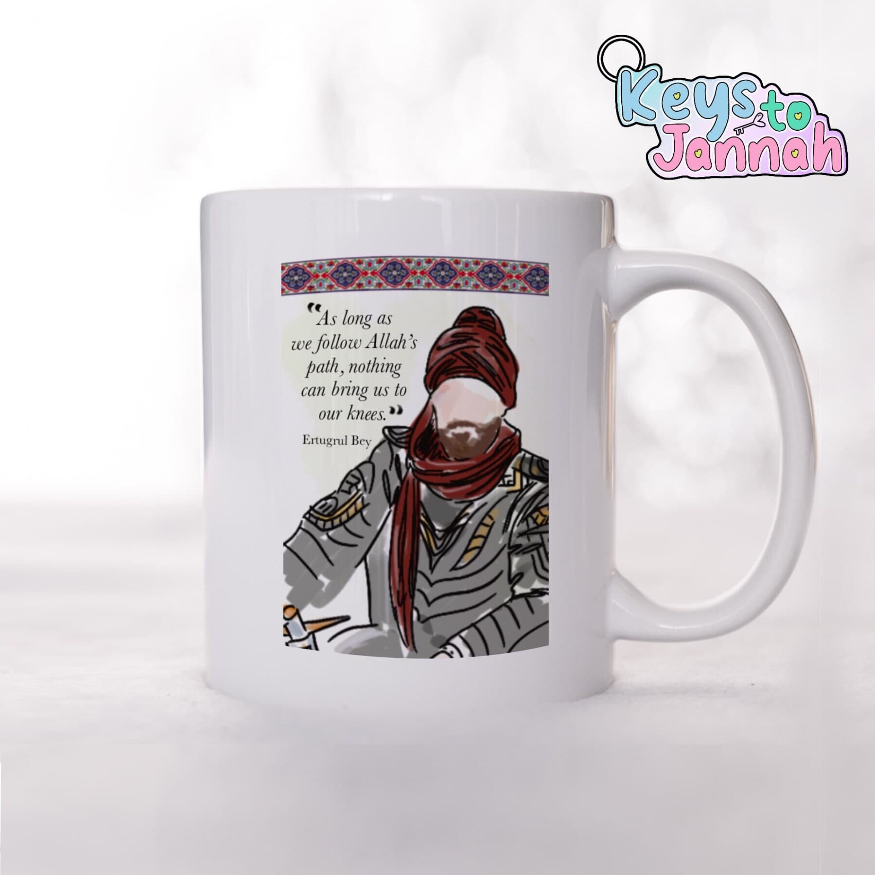 Hand-Painted Islamic Coffee Mug: Quran Quote Art, Muslim Gift - image 5