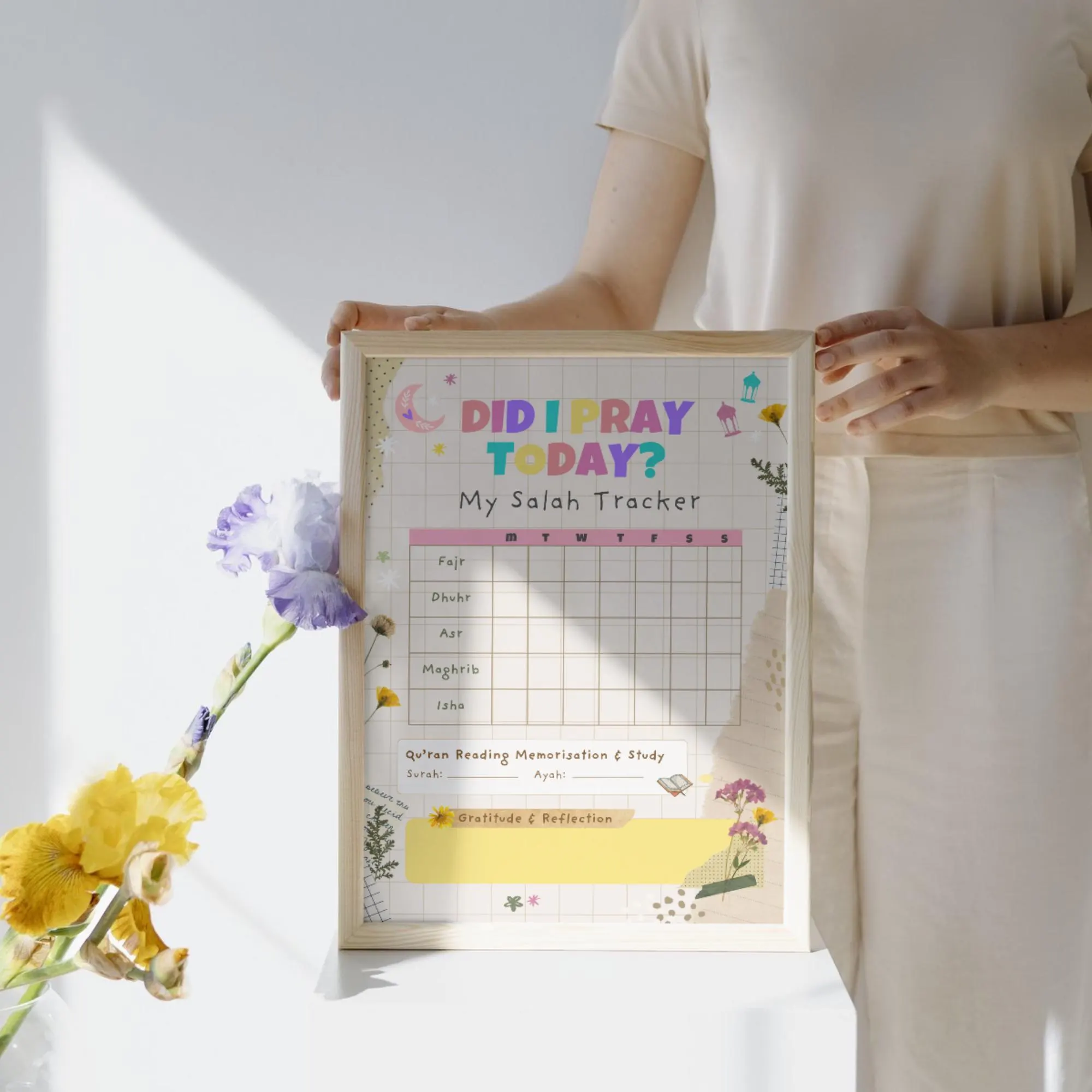 Printable Salah Tracker: Islamic Prayer Journal, Muslim Planner (Digital Download) - image 2
