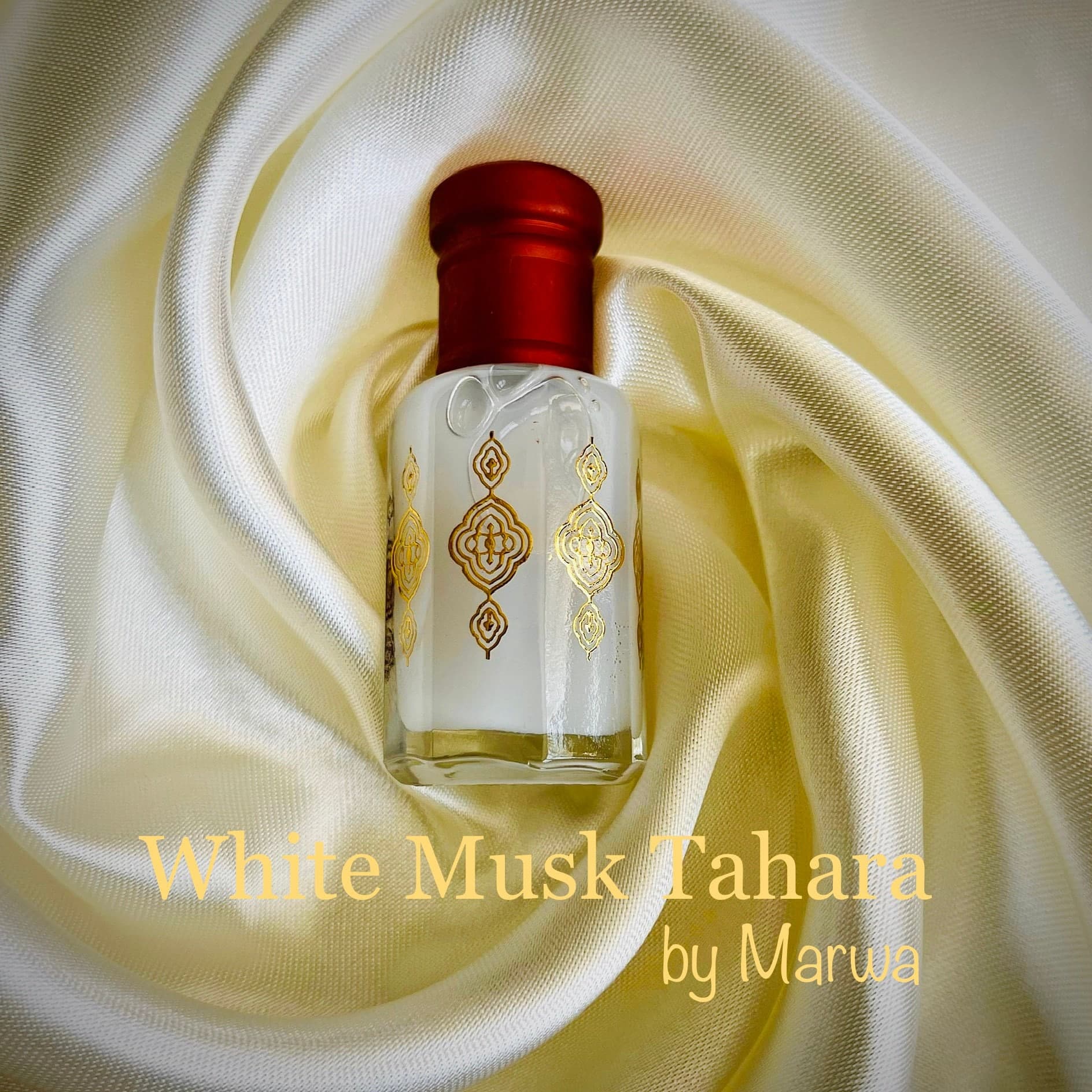 White Musk Tahara Perfume Oil – Alcohol-Free Unisex Musk Attar, Long-Lasting Vegan Halal Arabic Fragrance