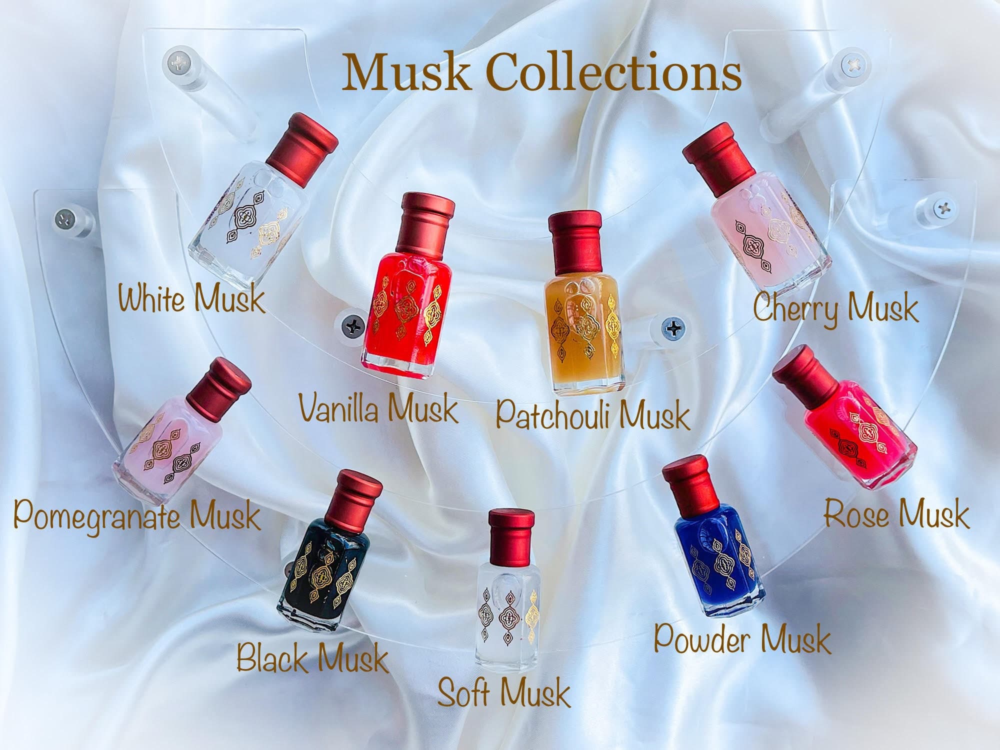 Musk Collection Perfume Oil Gift Set – Classic Scents, Alcohol-Free