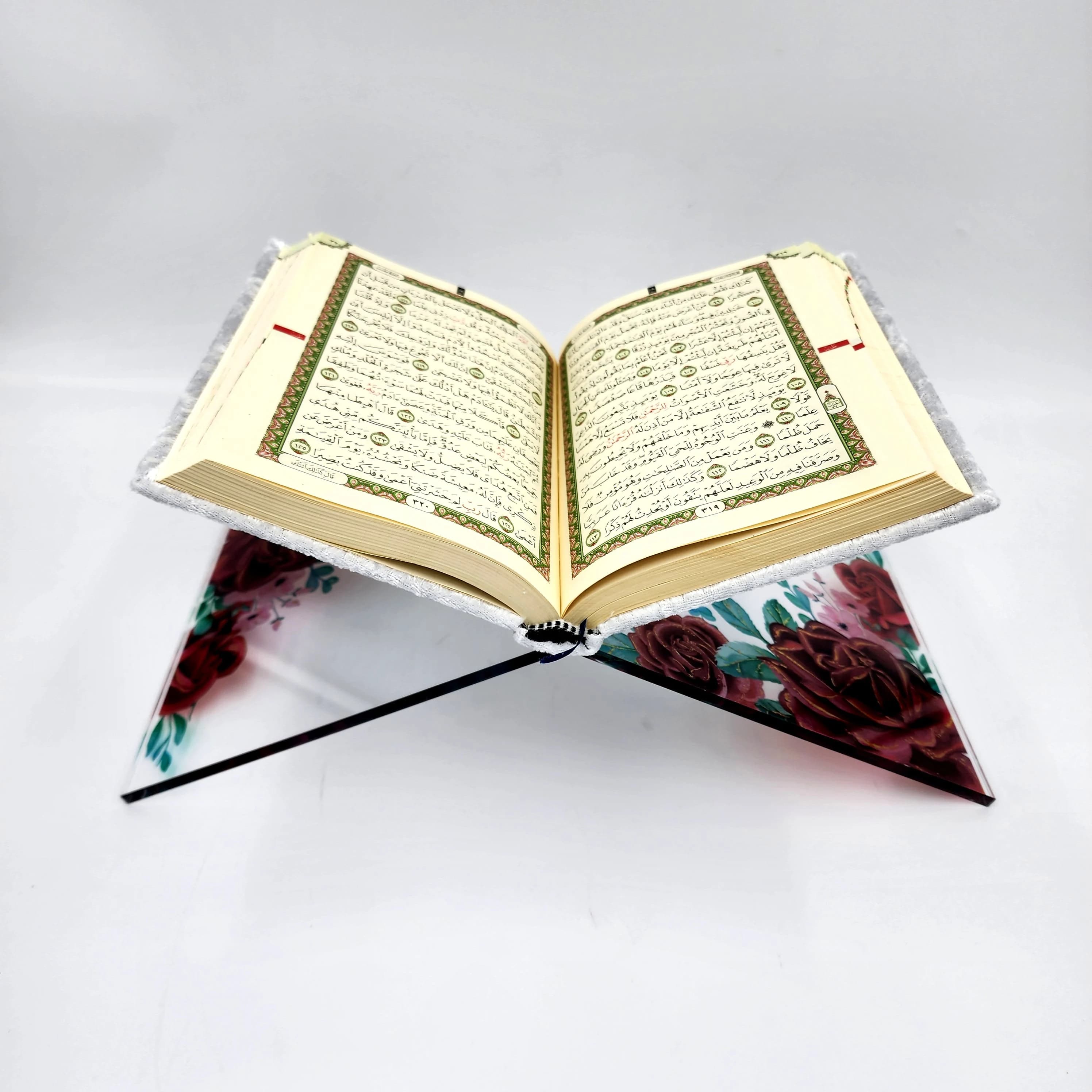 Acrylic Quran stand with Quran