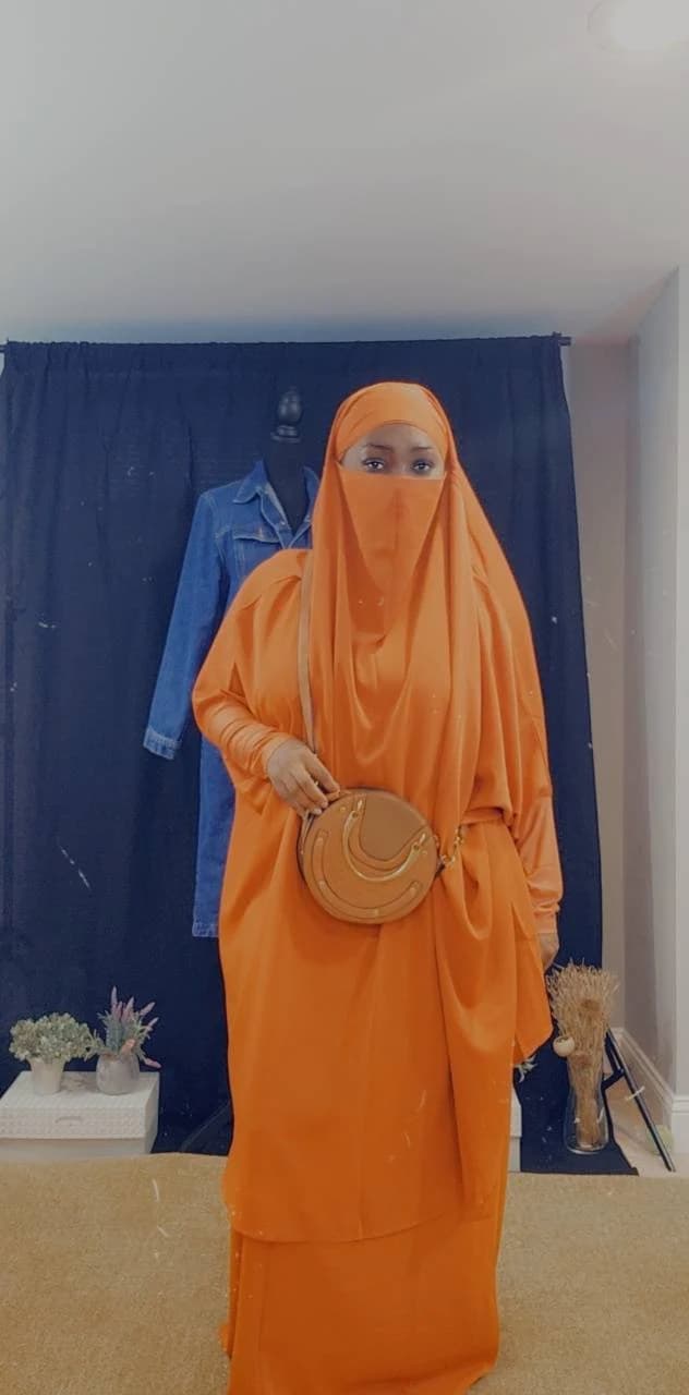 Two piece khimar and skirt - image 5