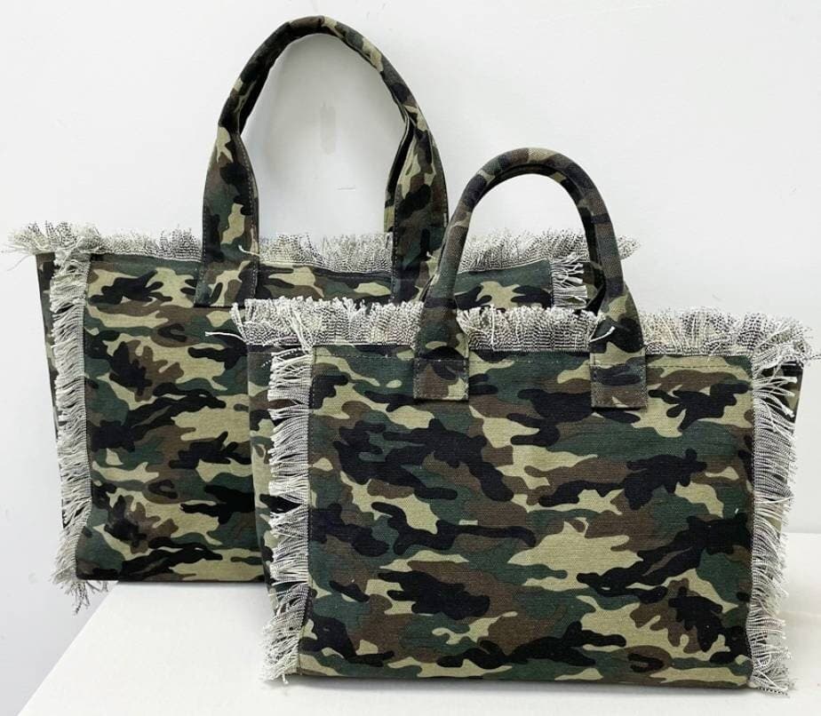 Large Fringe Canvas Tote Bag. - image 3