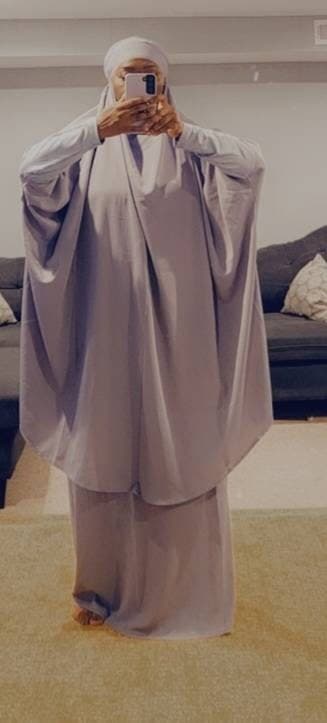 Two piece khimar and skirt - image 5