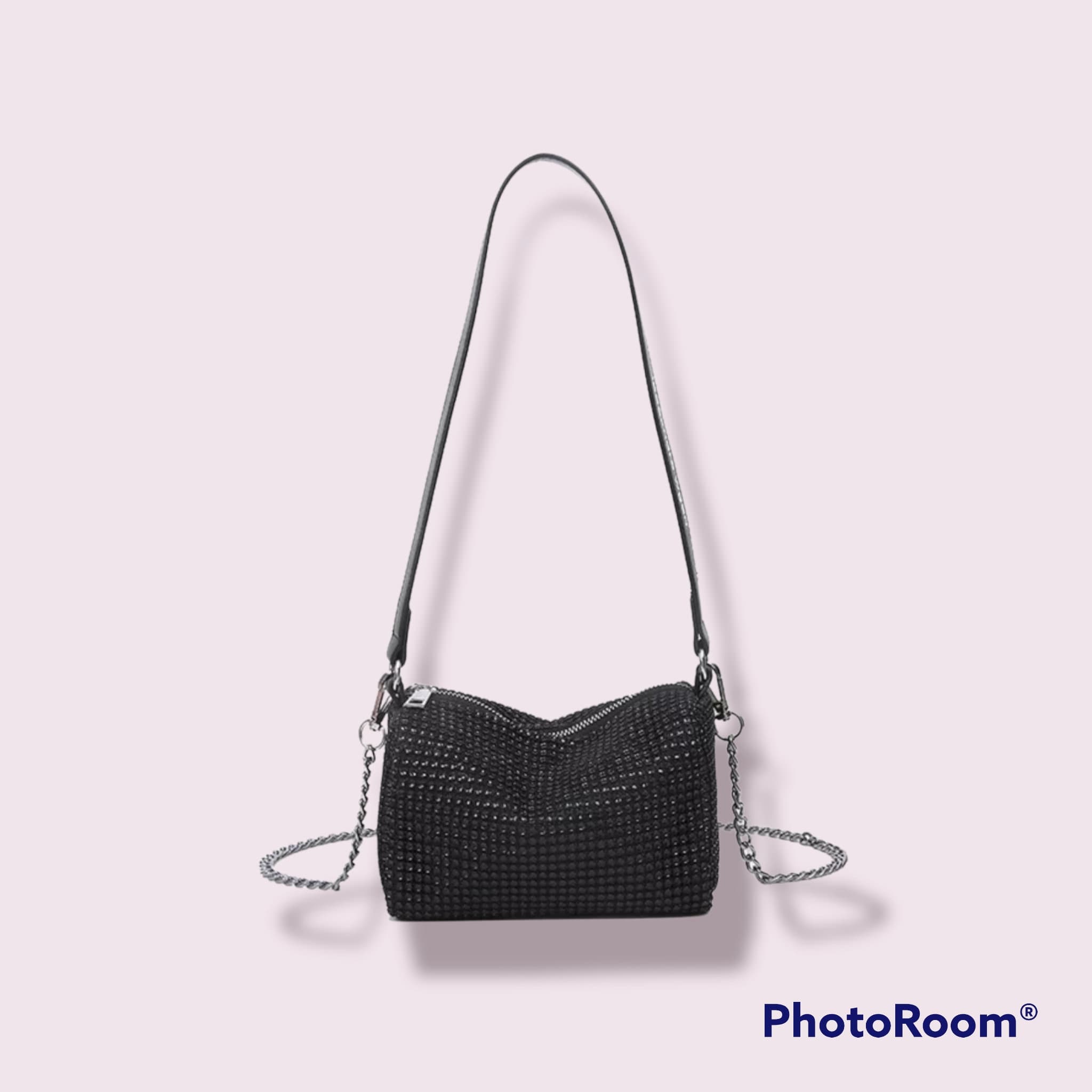 Trendy Shoulder Rhinestones chain bag - image 3