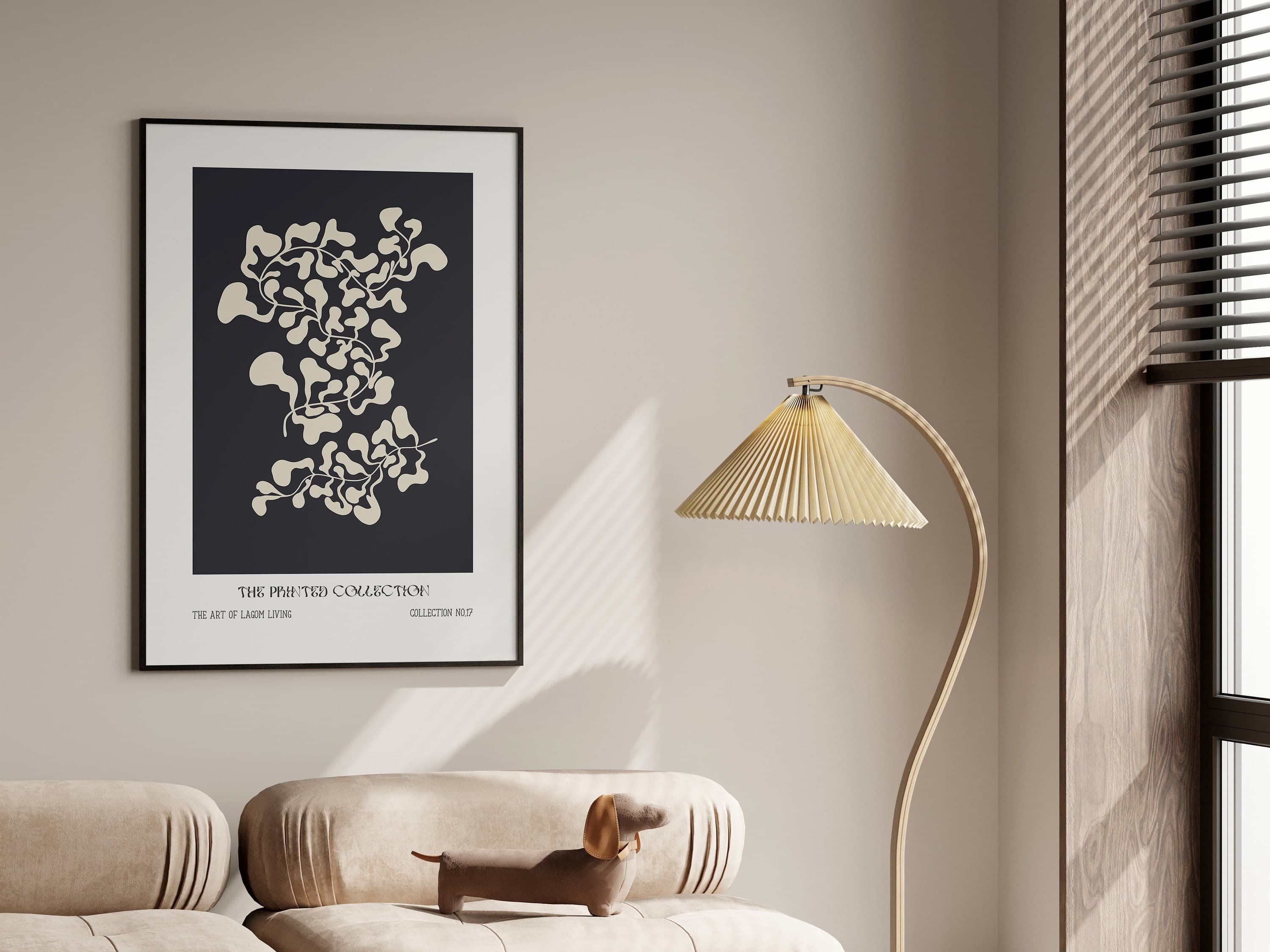 Abstract Art Wall Decor Mid Century Art Minimalist Print Modern Art Living Room Wall Art Flower Decor Floral Abstract Art Home Decor - image 4