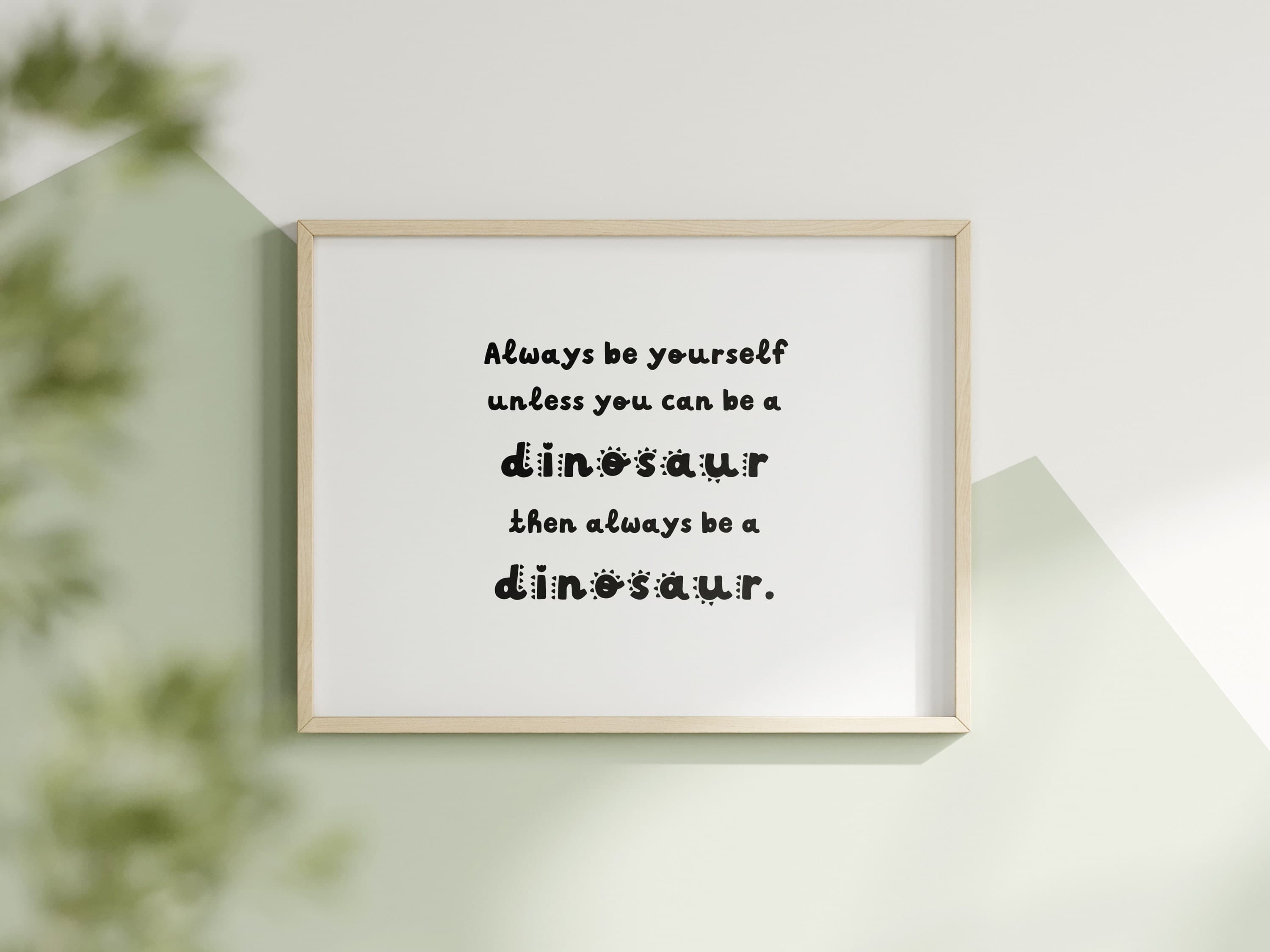 Dinosaur Quote Wall Art Black White Dino Quotes Dinosaur Theme Prints Gift For Boys Room Prints Digital