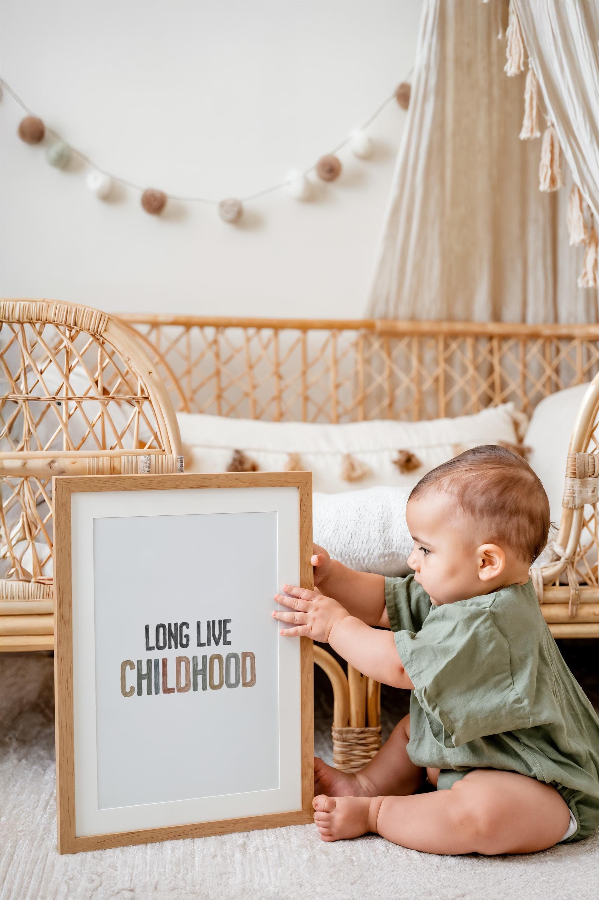 Long Live Childhood Watercolor Print for Sibling Love Kids Room Wall Art Family Bond Print with Childhood Theme Whimsical Sibling Love - image 4