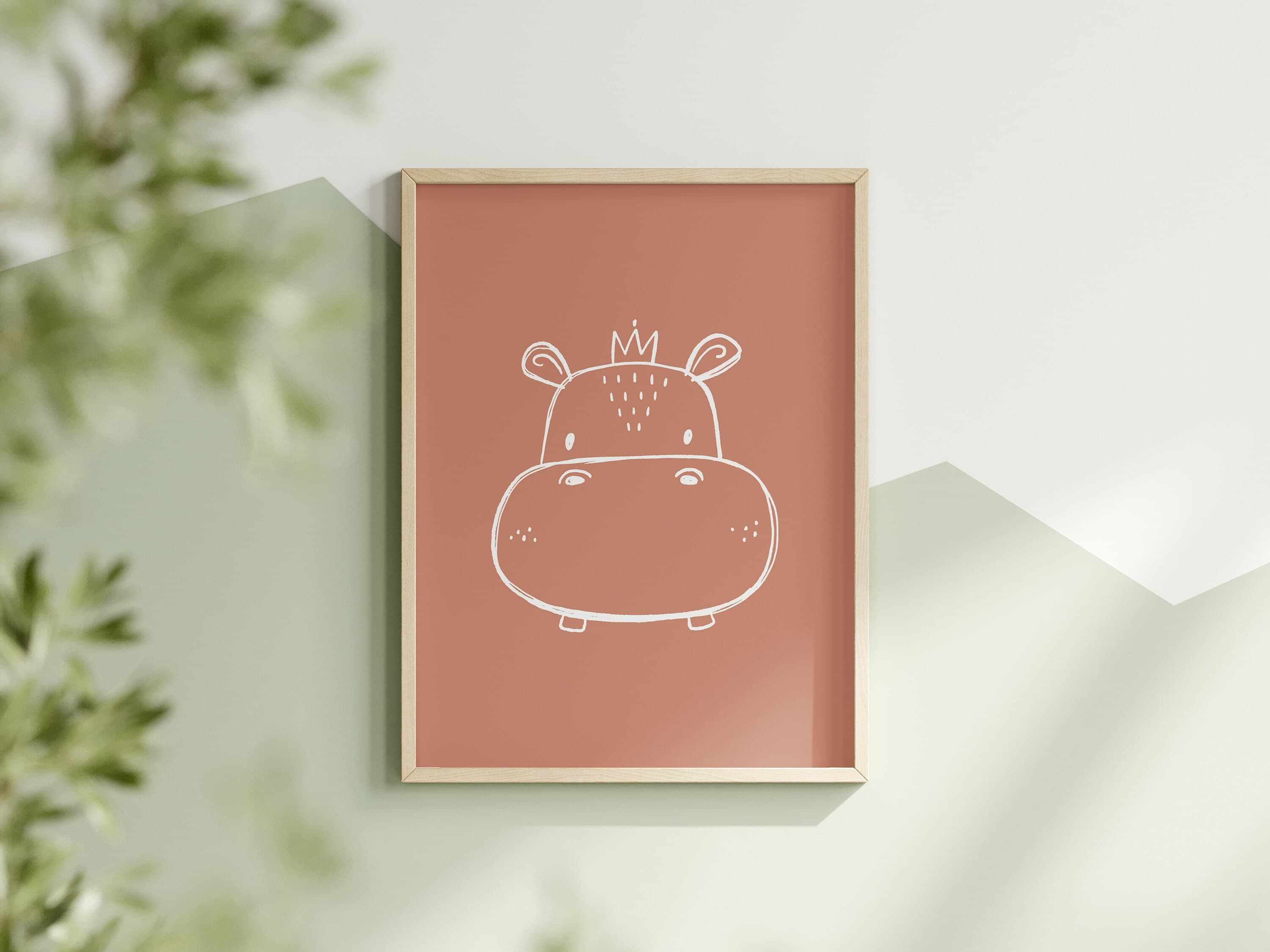 Boho Safari Nursery Decor Set of 3 Baby Wall Art Jungle Playroom Wall Art Minimalist Animal Prints - image 3