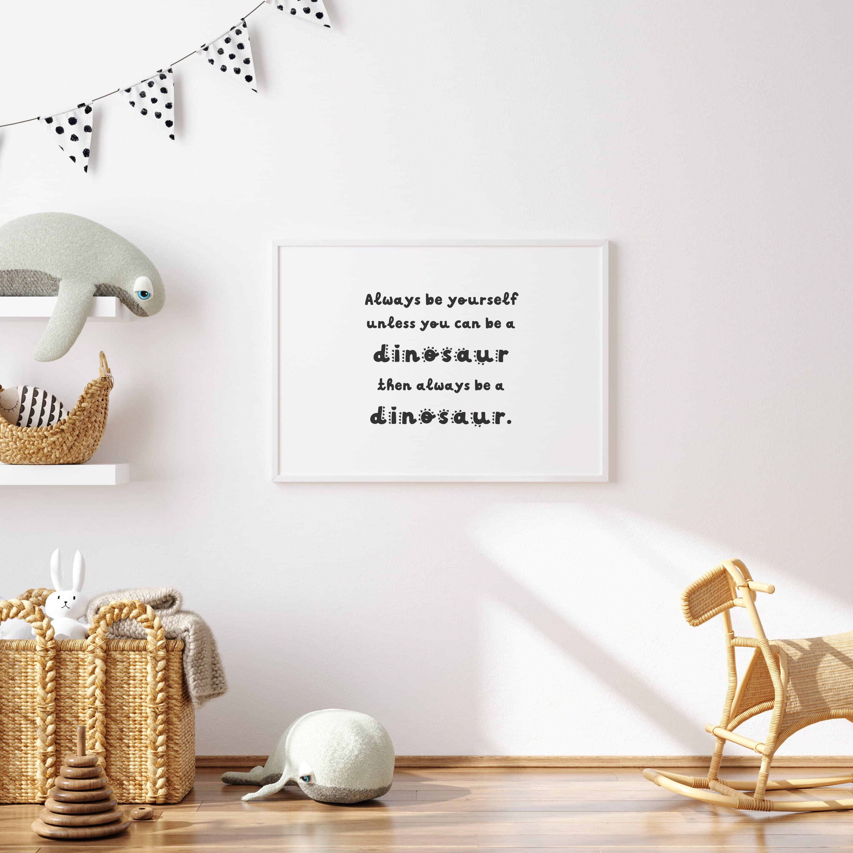 Dinosaur Quote Wall Art Black White Dino Quotes Dinosaur Theme Prints Gift For Boys Room Prints Digital - image 4