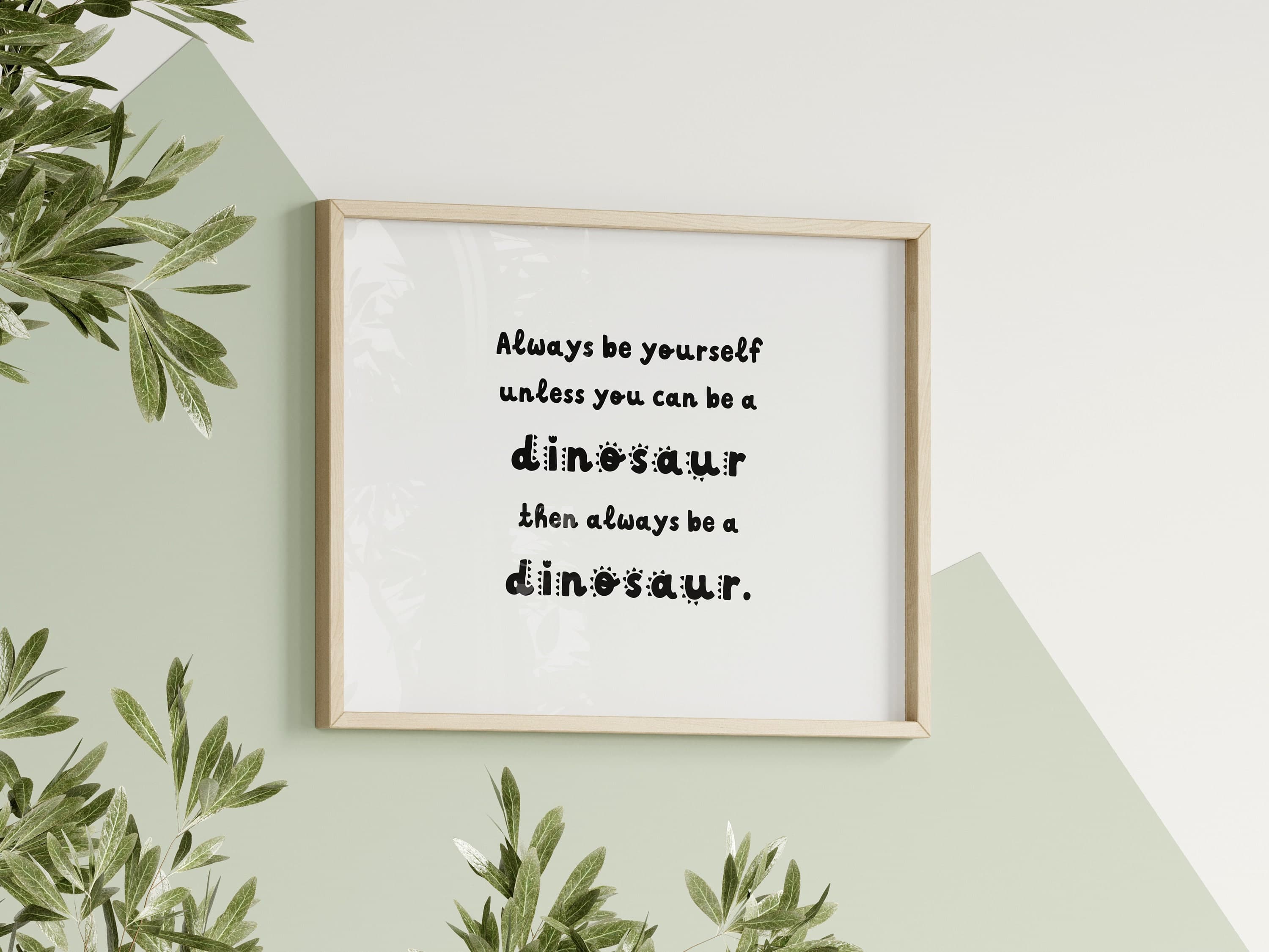 Dinosaur Quote Wall Art Black White Dino Quotes Dinosaur Theme Prints Gift For Boys Room Prints Digital - image 3