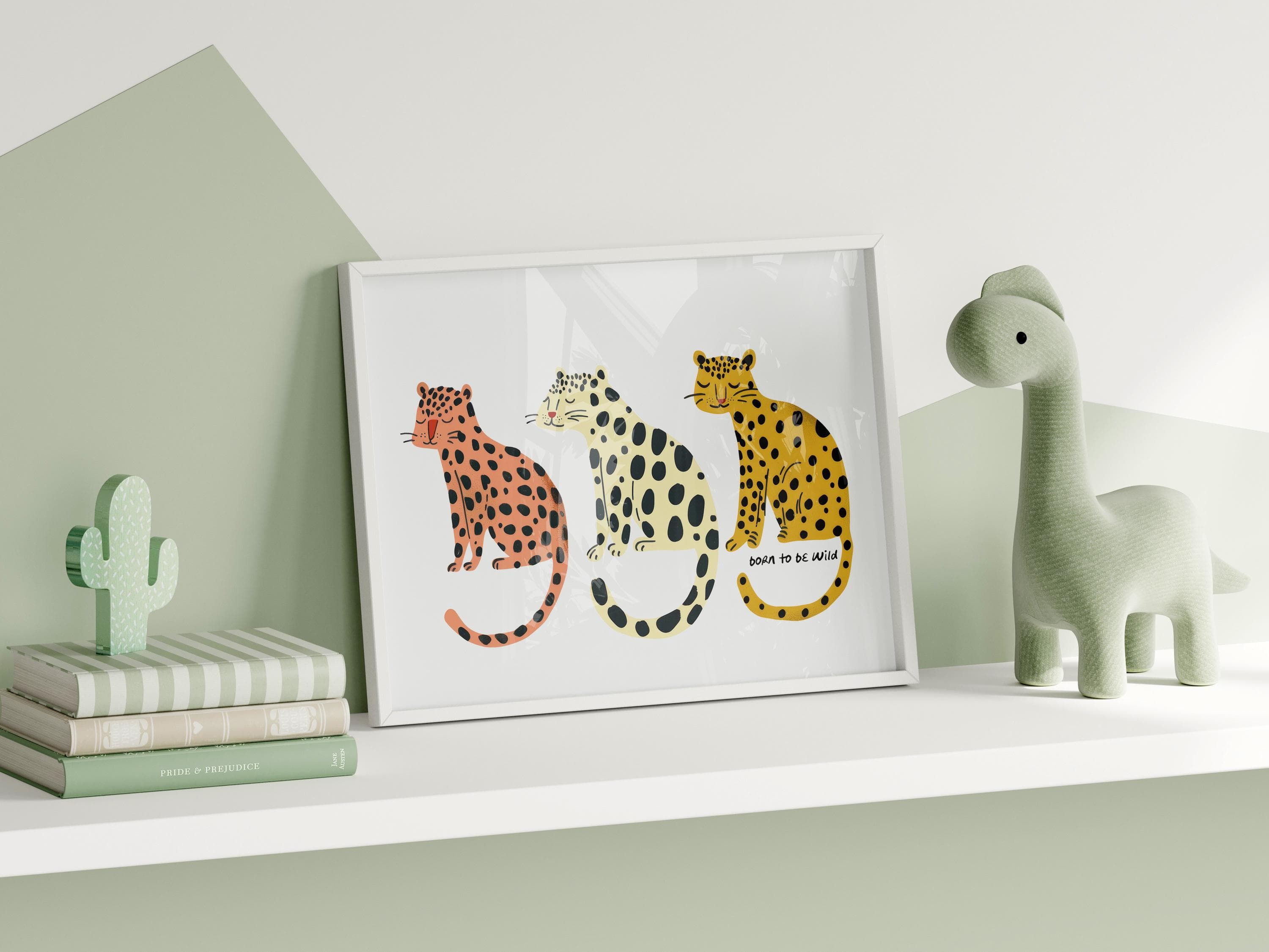 Adorable Kids Room Wall Art Born to be Wild Nursery Art Prints Colorful Children's Room Gallery Wall Decor Digital Download - image 5
