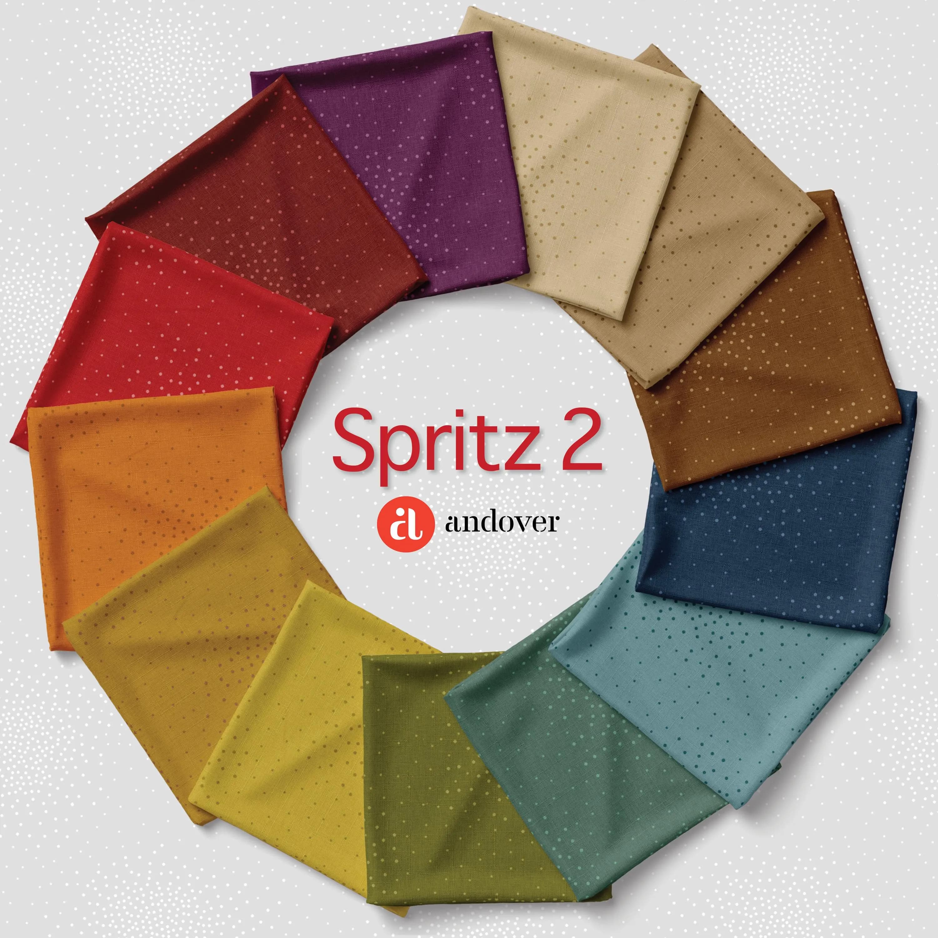 Spritz 2 by Andover Fabrics, Fat Quarter Bundle 28 Pcs, 100% Cotton Fabric - image 3