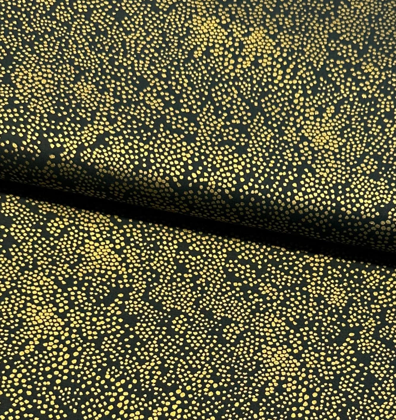 Rifle Paper Co. Basics Menagerie Champagne - Evergreen Metallic for Cotton + Steel Fabrics, 100% Premium Cotton, By the Metre, Half Metre - image 4