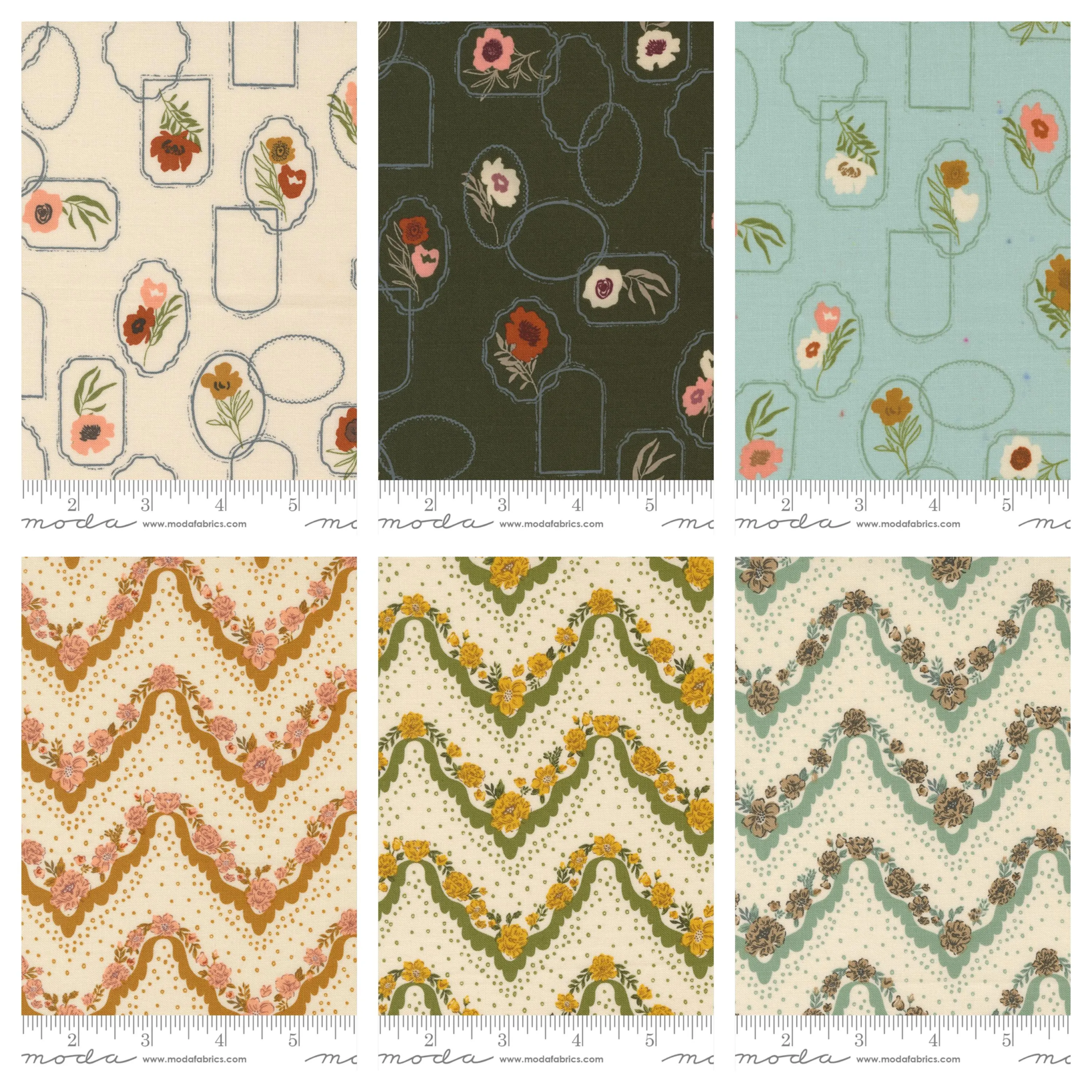 Foraged, Found, & Hand Me Down by Stephanie Sliwinski of Fancy That for Moda, Charm Pack, 42 Pc, 5" Squares, 100% Premium Cotton Fabric - image 4