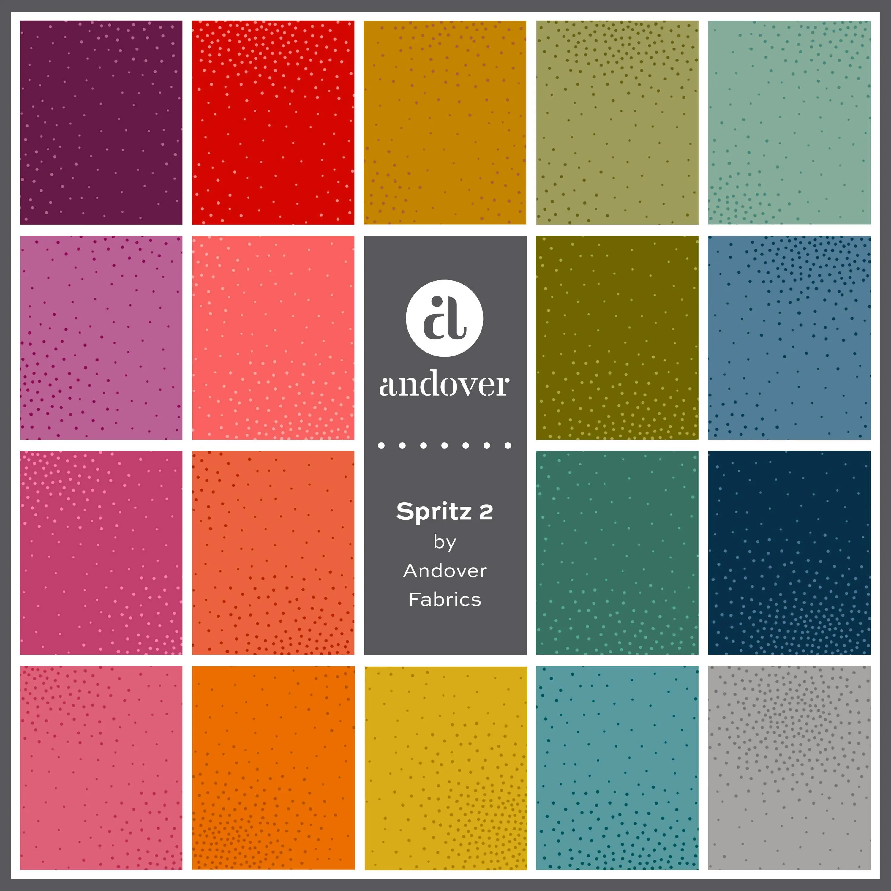 Spritz 2 by Andover Fabrics, Fat Quarter Bundle 28 Pcs, 100% Cotton Fabric - image 4