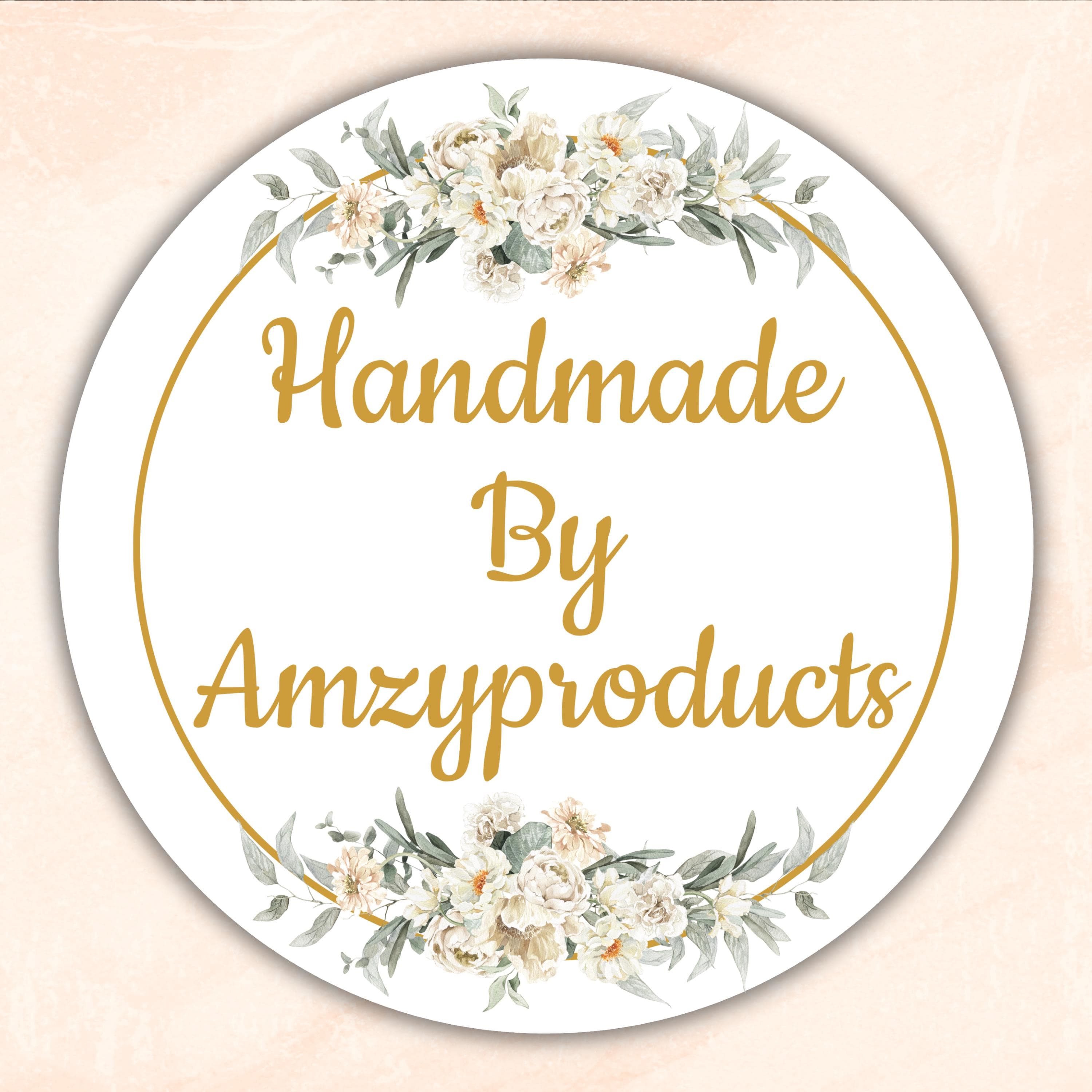 Handmade By Business Stickers Labels Shop Small Business Packaging Branding Personalised Custom Happy Mail for Online Sellers Thank You - image 3