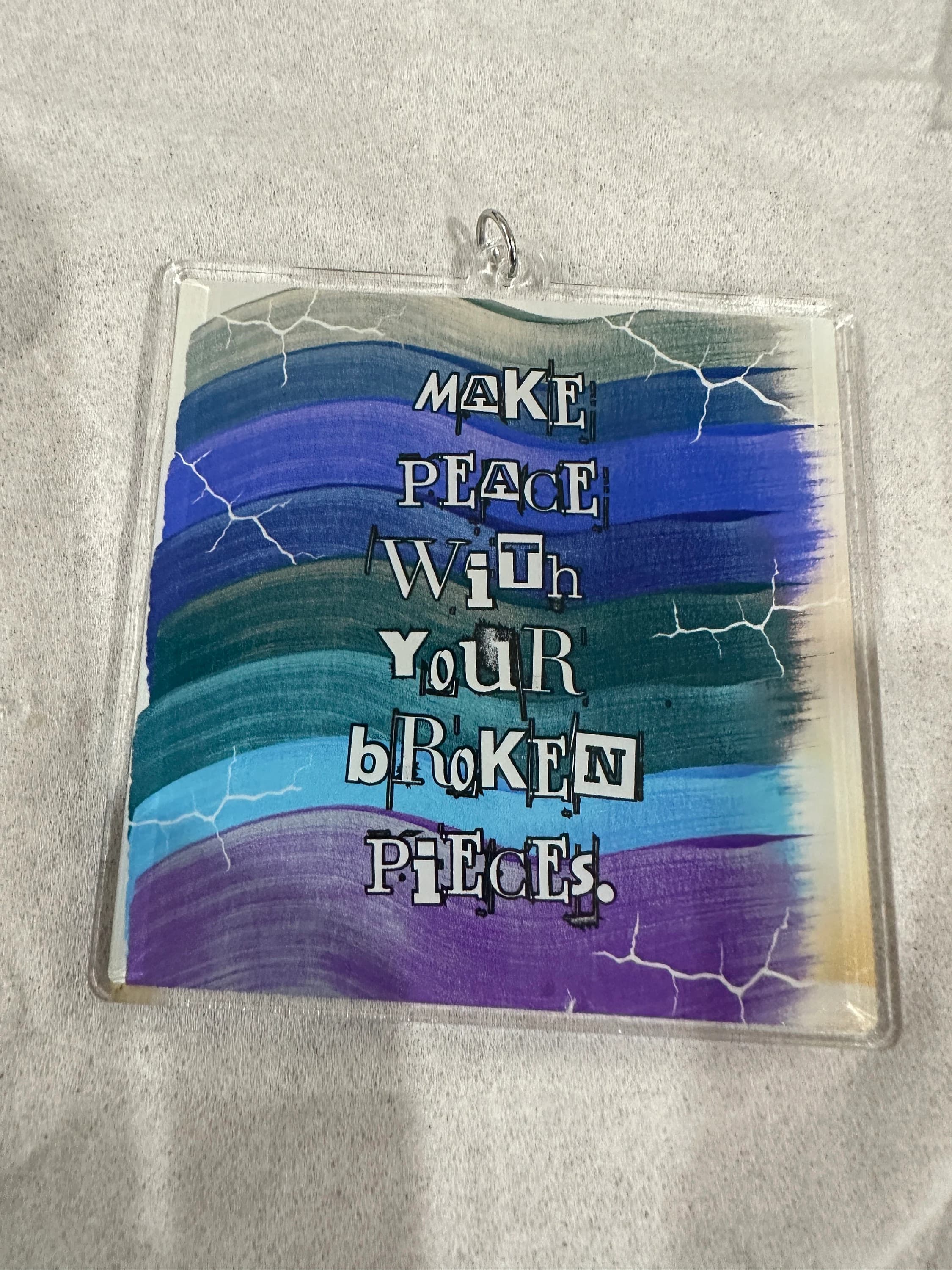 Self affirmation keychains, small gifts, holidays, positive quotes charms - image 5