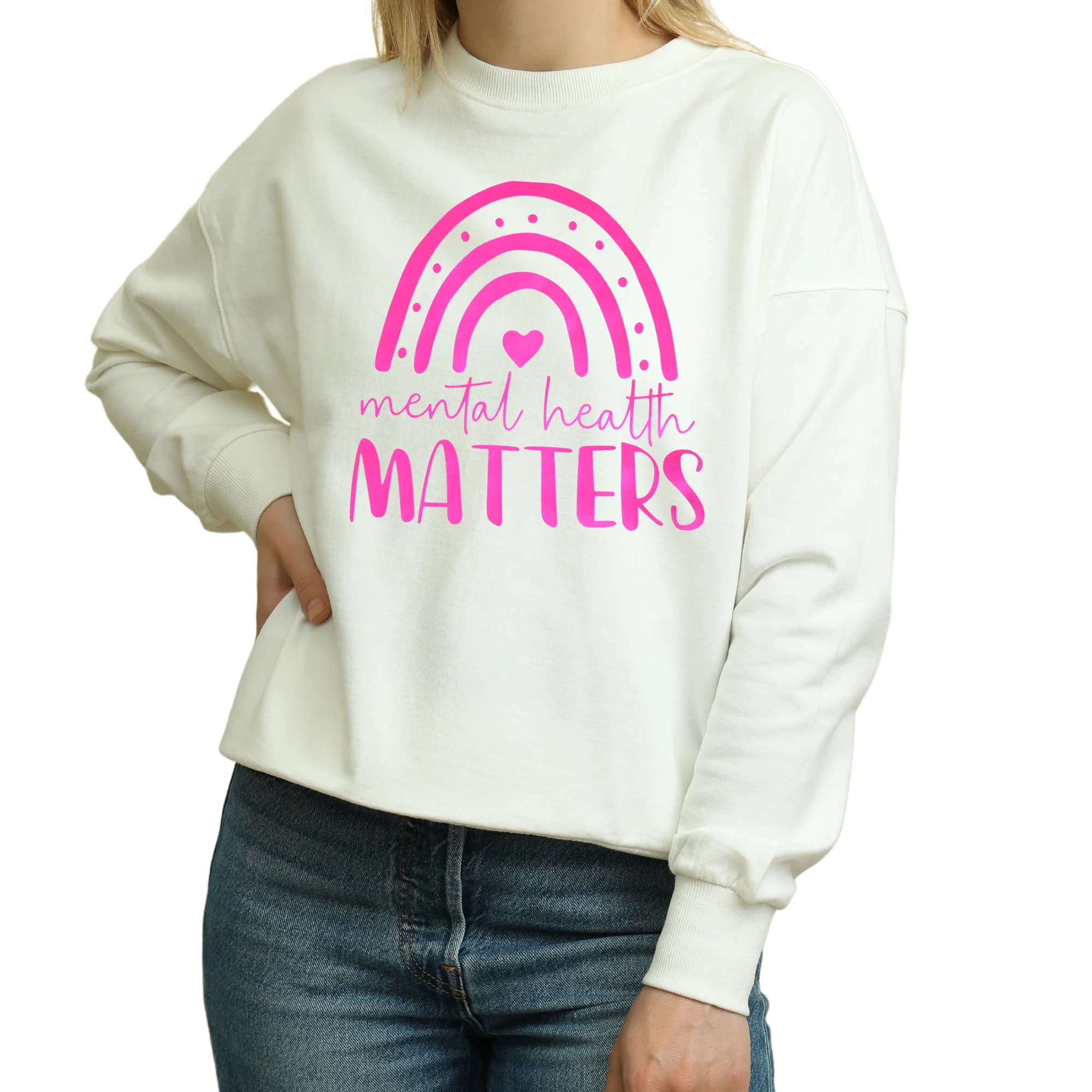 Mental Health Matters Sweatshirt: Self Love Club, Inspirational Women - image 2
