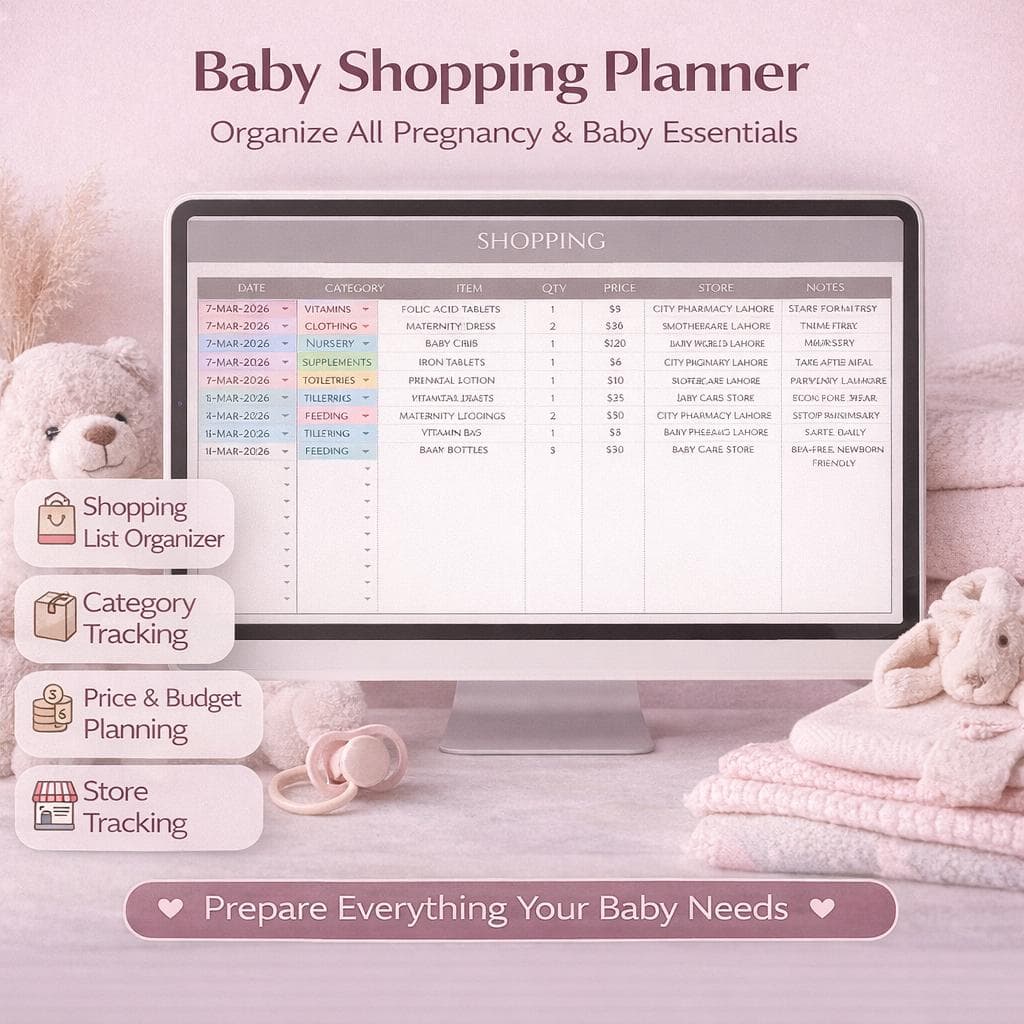Medication Tracker, Period, Health Tracker, Pregnancy Journal & Planner, remarkable Template, IVF Planner, Calendar, Diet, Cadeau Naissance - image 4
