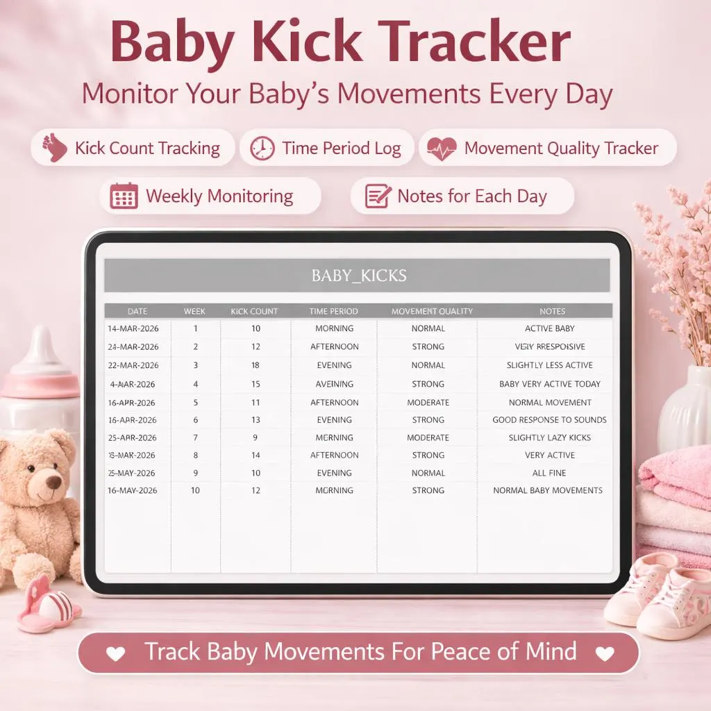 Medication Tracker, Period, Health Tracker, Pregnancy Journal & Planner, remarkable Template, IVF Planner, Calendar, Diet, Cadeau Naissance - image 5