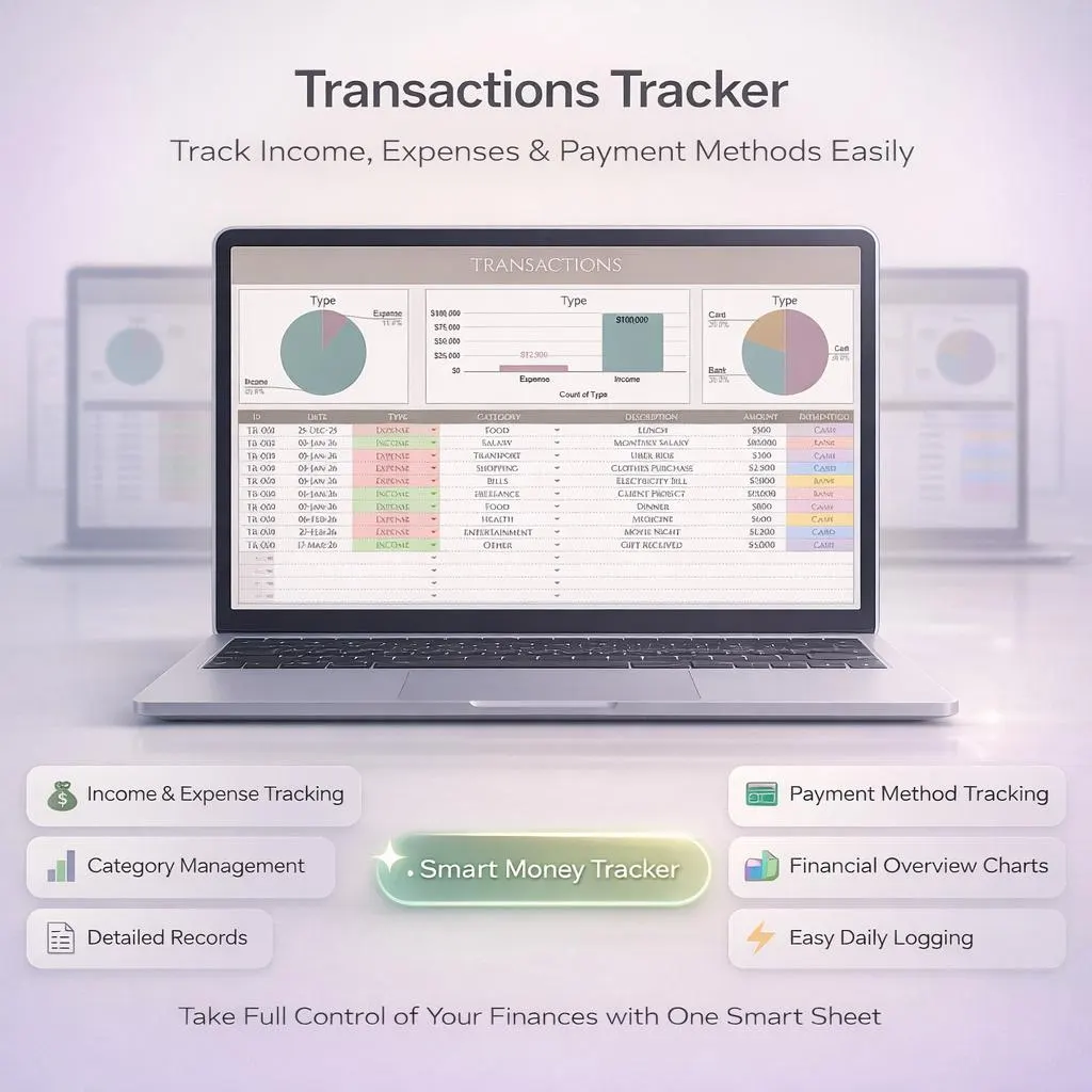 Business Expense Tracker, Expense Tracker Excel, Spending Tracker Digital Planner, Income Tracker, Debt Payoff Tracker Spreadsheet - image 4