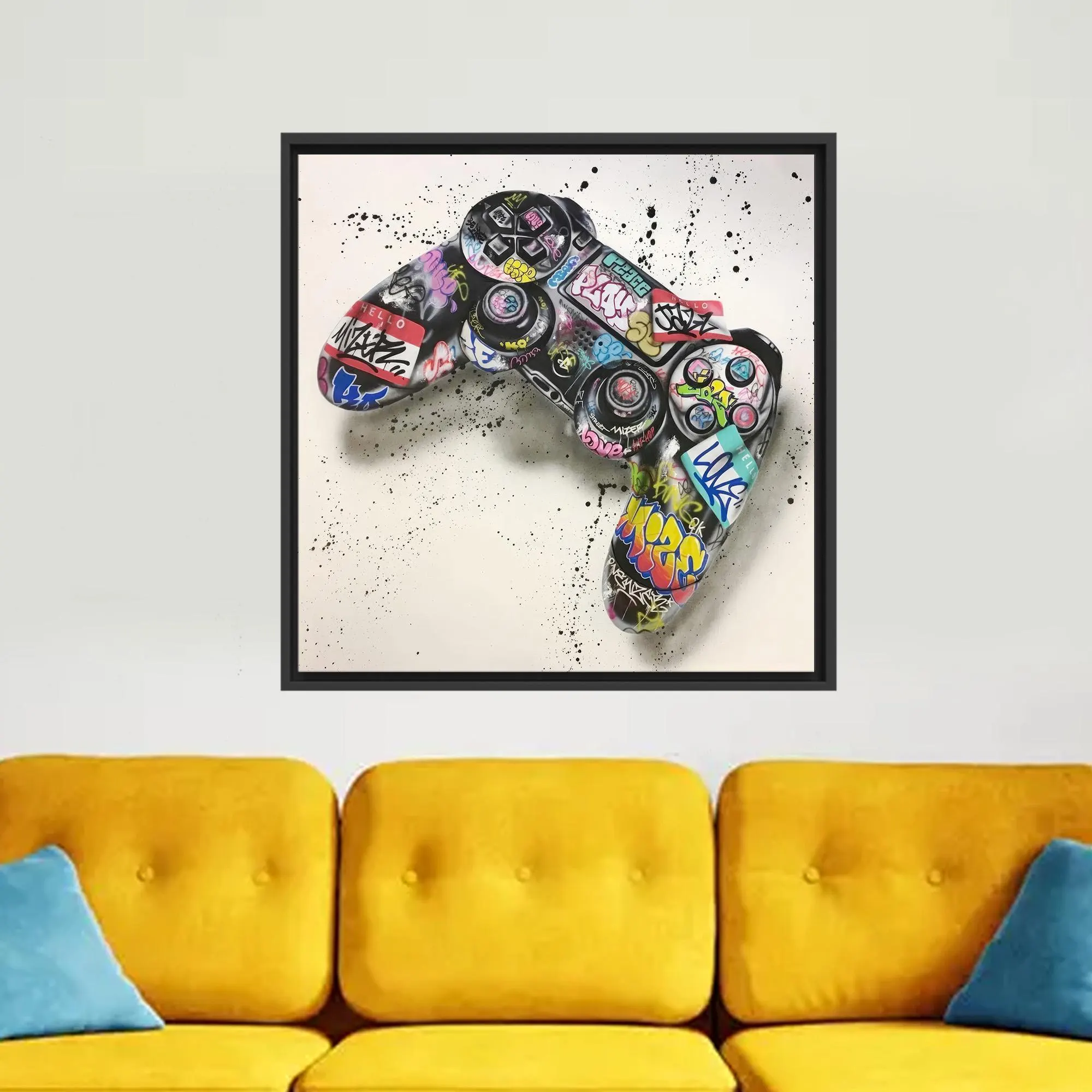 Banksy Canvas Poster,Christmas Gifts,Home Decoration,Halloween Decor Art,Personalized Gift,Housewarming Gift,Bridesmaid Gift,Gift For Him,Large Wall Decor,Bedroom Decor Art,Kitchen Decor Art,Wall Decoration,Wall Art Prints,
