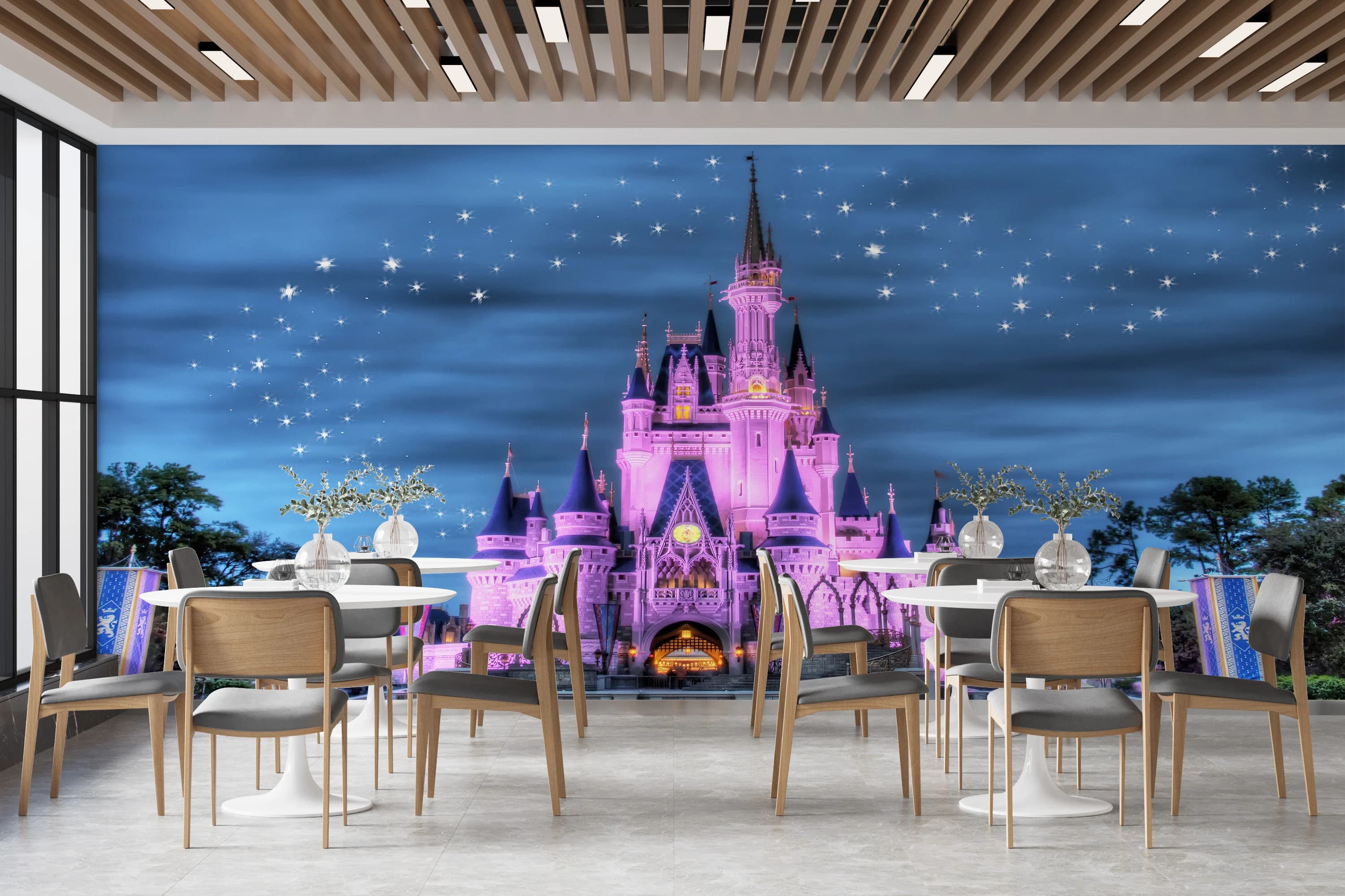 Magical Castle Wallpaper Mural for Kids Room – Fairy Tale Princess Wall Art - image 4