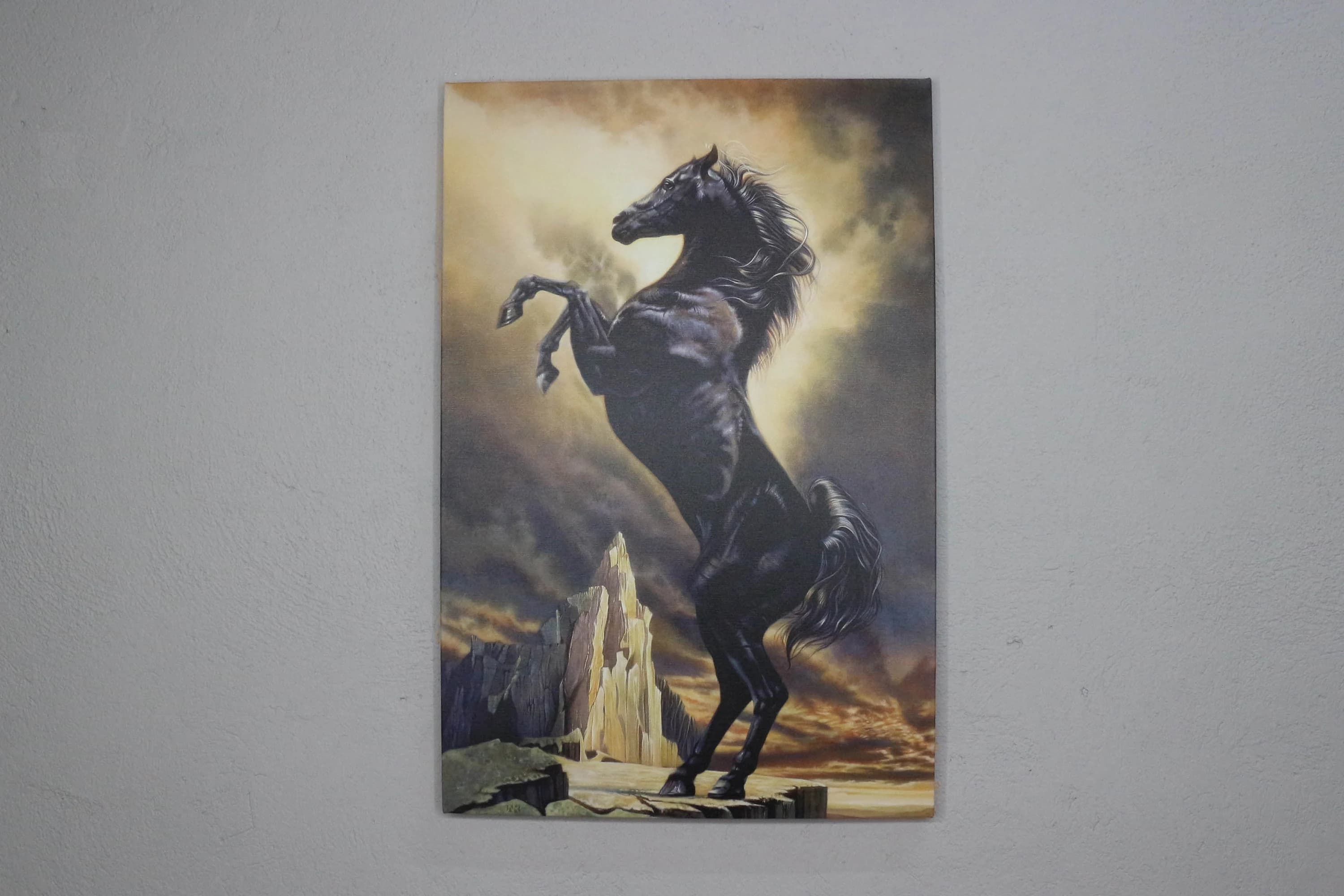 Black Stallion, Horse Lover Gift Canvas Poster, Animal Canvas Gift, Horse Printed, Stallion Canvas, Black Stallion Canvas Gift, - image 4