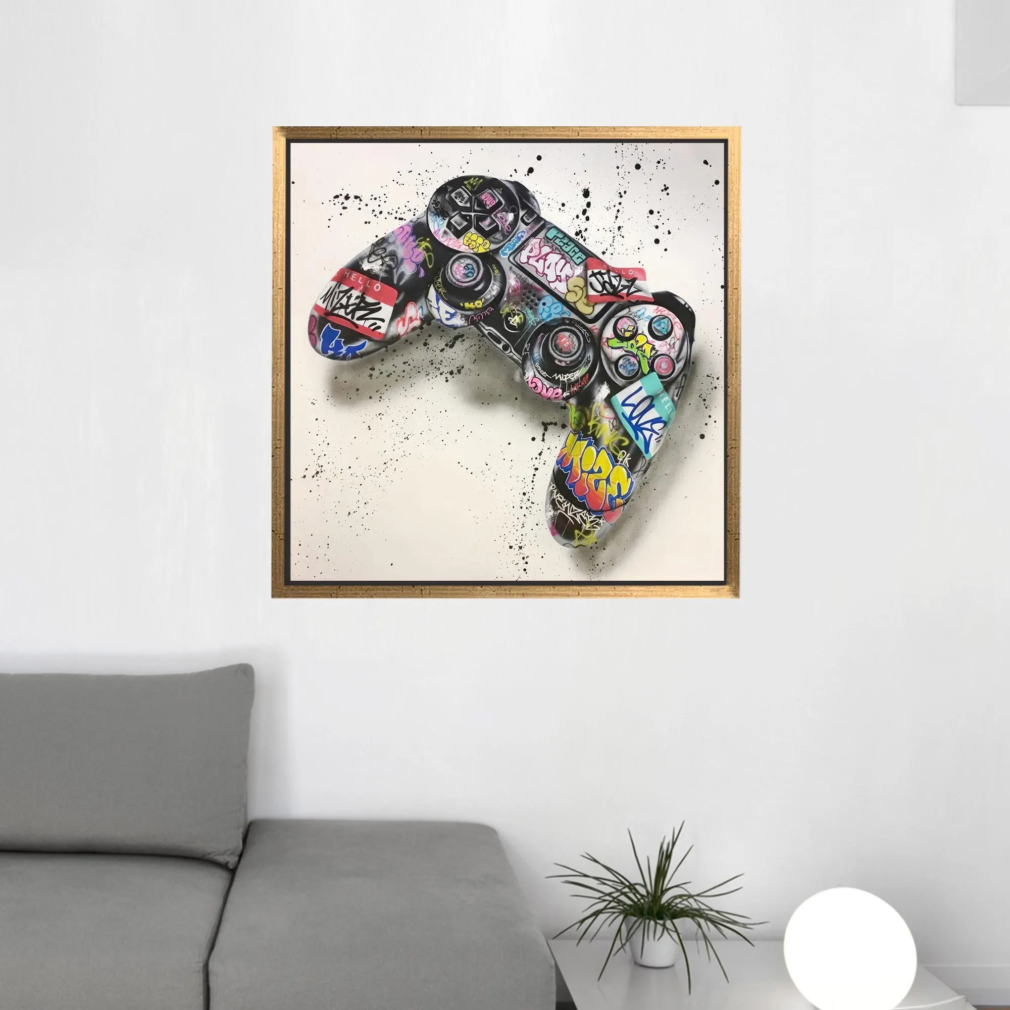 Banksy Canvas Poster,Holiday Decor Art,Personalized Gift,Handmade Gift,Halloween Decor Art,Wall Art Prints,Wedding Decor Art,Minimalist Wall Art,Boho Wall Decor,Canvas Wall Art,Gifts,Bridesmaid Gifts,Home Decor Canvas,
