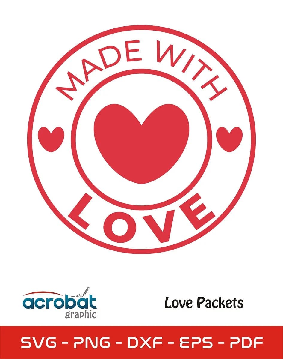 Love Monogram SVG Pack: Heart Designs, Laser Cut Frames (Digital Download) - image 3