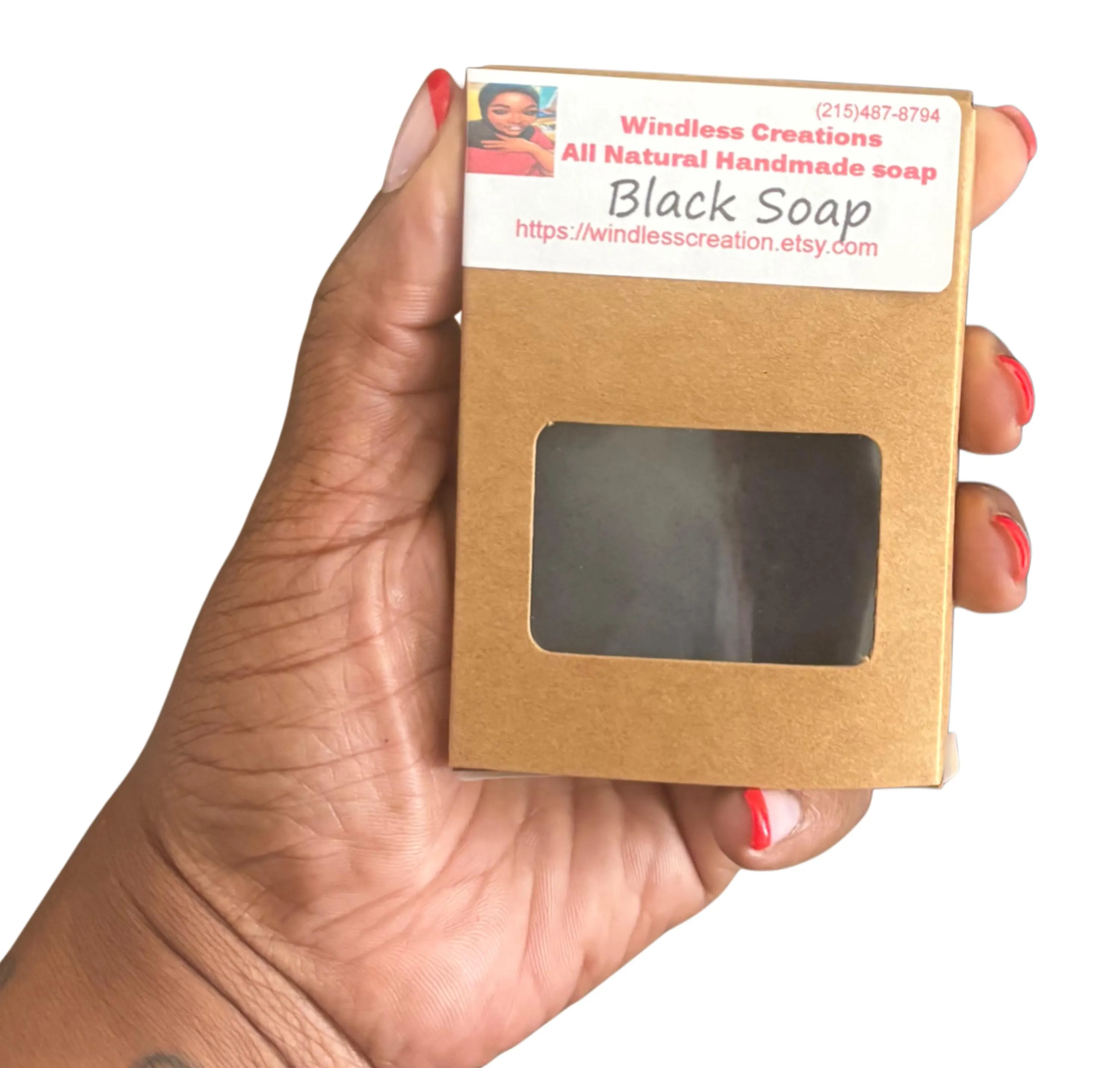 Handmade Turmeric Black Soap Bar | Natural Body Skincare (Small Batch) - image 3
