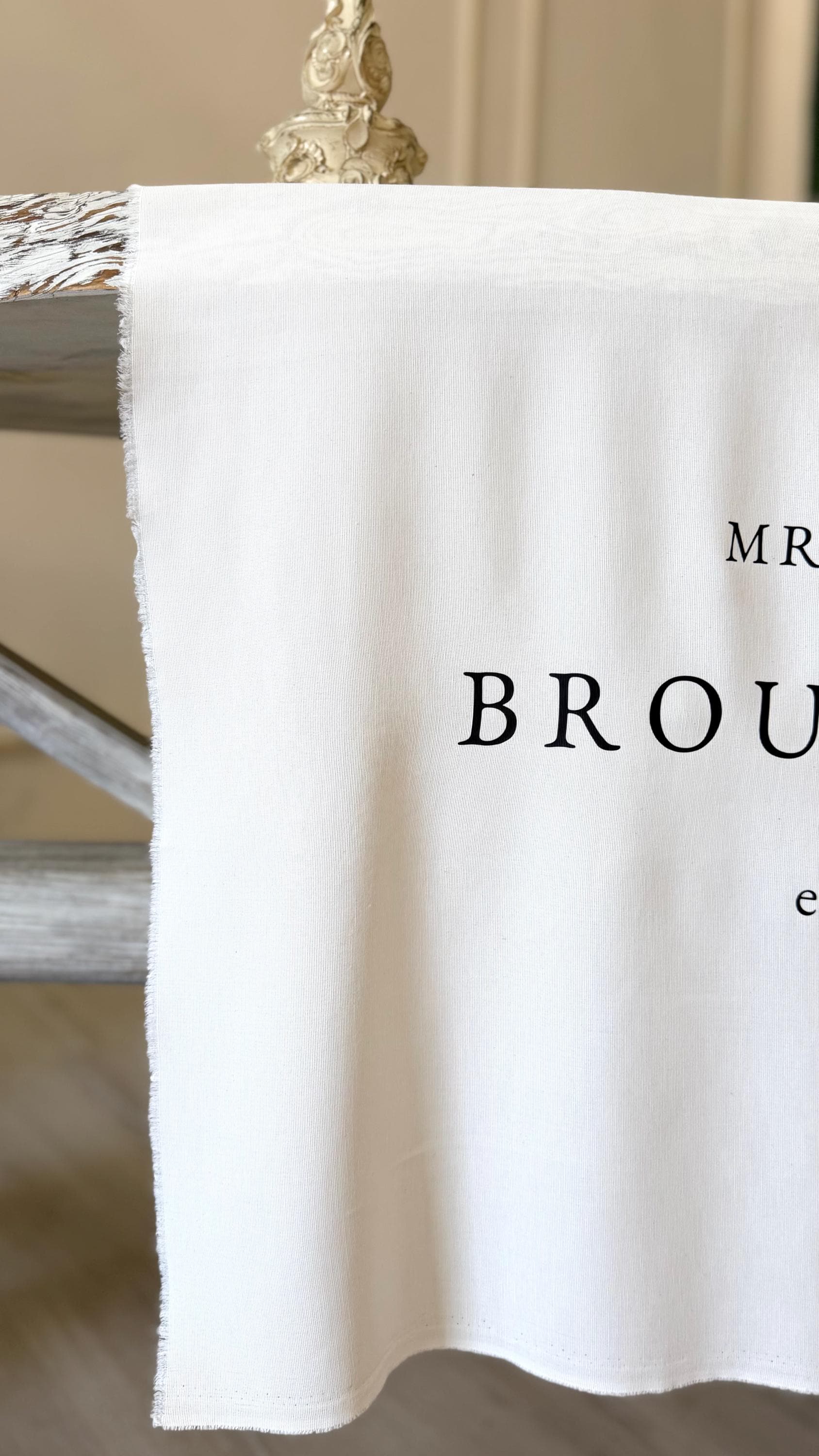 Custom Wedding Table Runner, Sweetheart Table Decor, Custom Sweetheart Table Runner, Wedding Table Decor - image 4