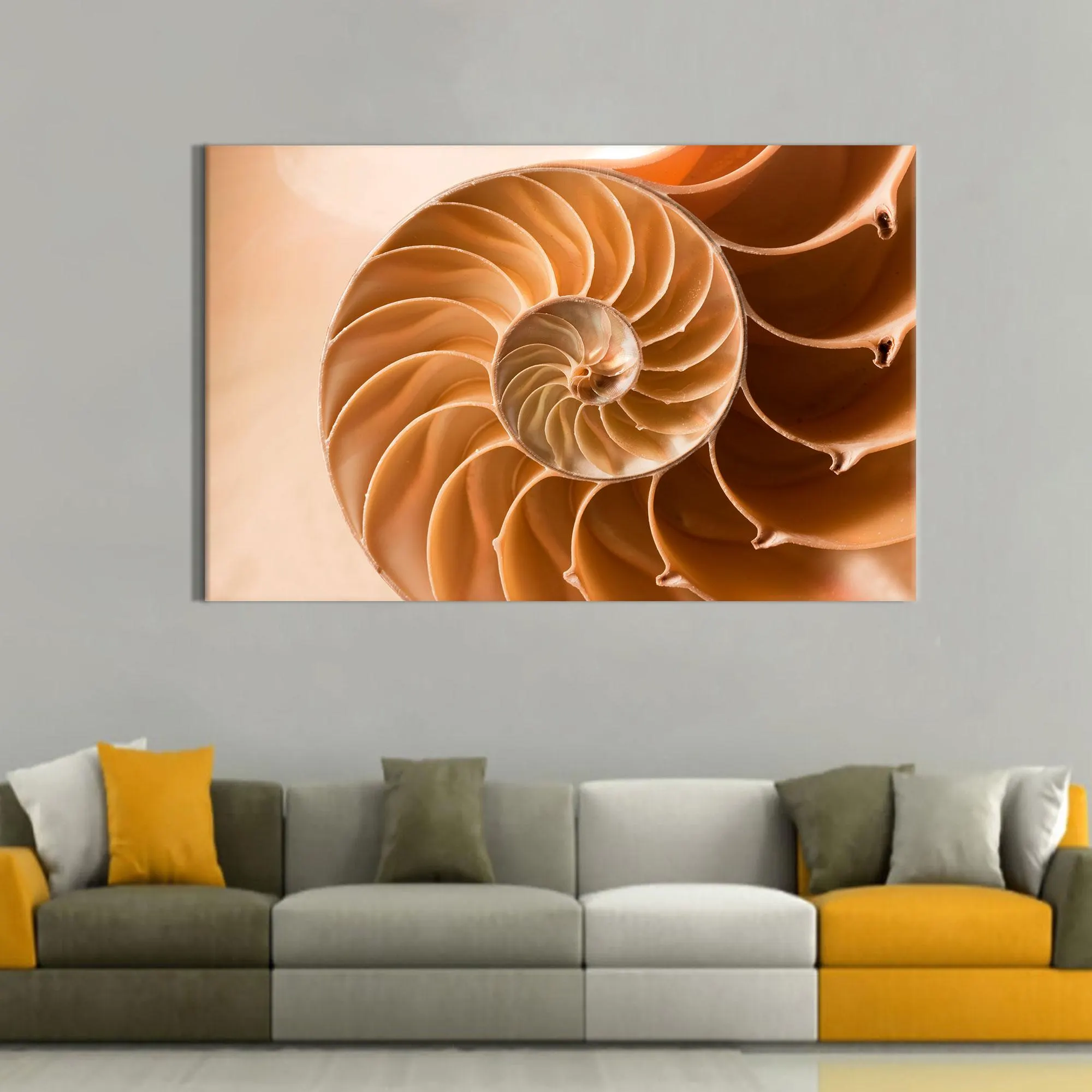 Home Decoration,Nautilus Shell Art,Modern Canvas,Modern Art Canvas,Wedding Decor Art,Boho Wall Decor,Holiday Decor Art,Personalized Gifts,Bedroom Decor Art,Bridesmaid Gifts,Housewarming Gift,Office Decor Art,Handmade Gift,