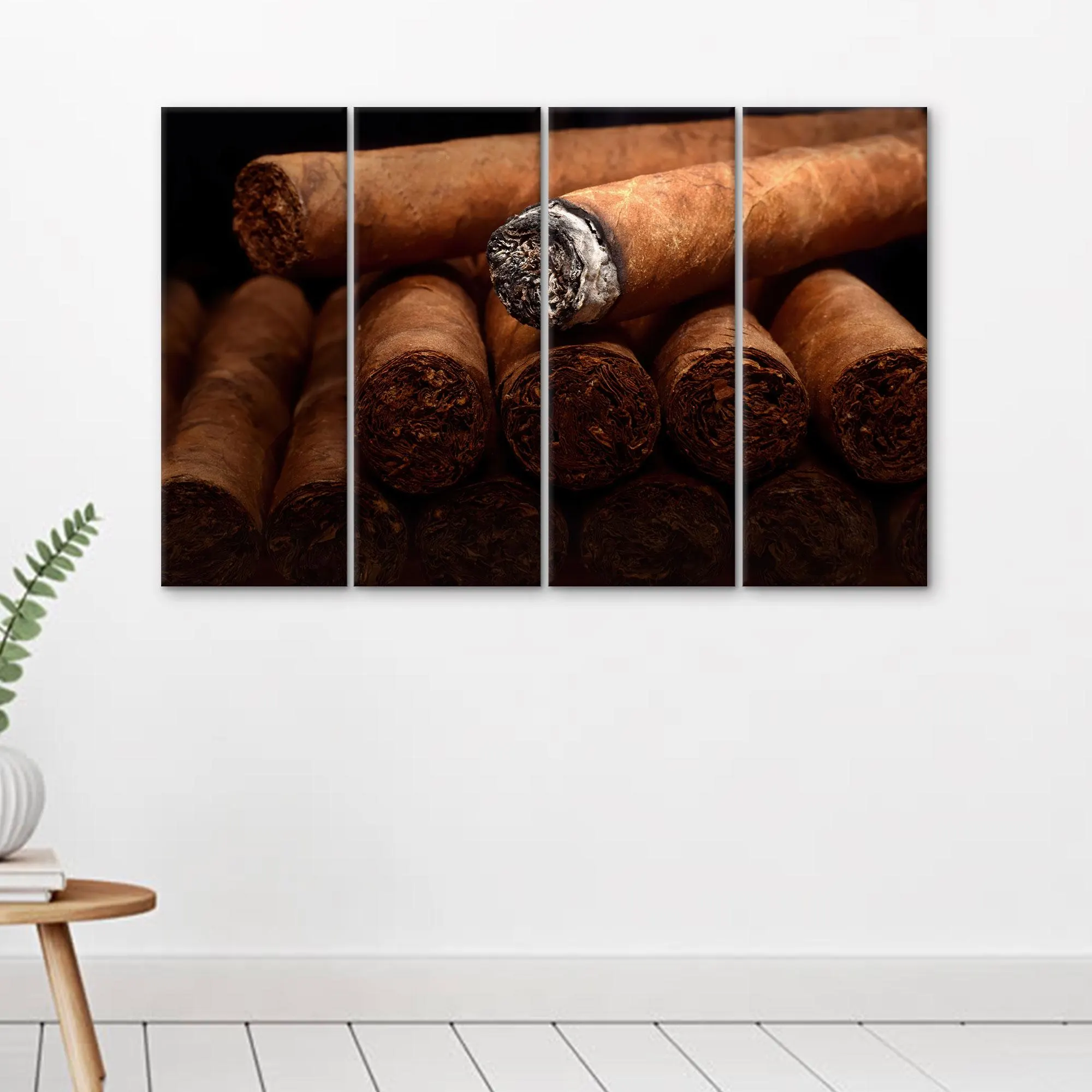 Bridesmaid Gift,Cigars Art,Tobacco Canvas Print,Modern Artwork,Personalized Gift,Handmade Gift,Home Decor Canvas,Gifts,Large Wall Decor,Bridesmaid Gifts,Canvas Wall Art,Home Decoration,3D Wall Art,
