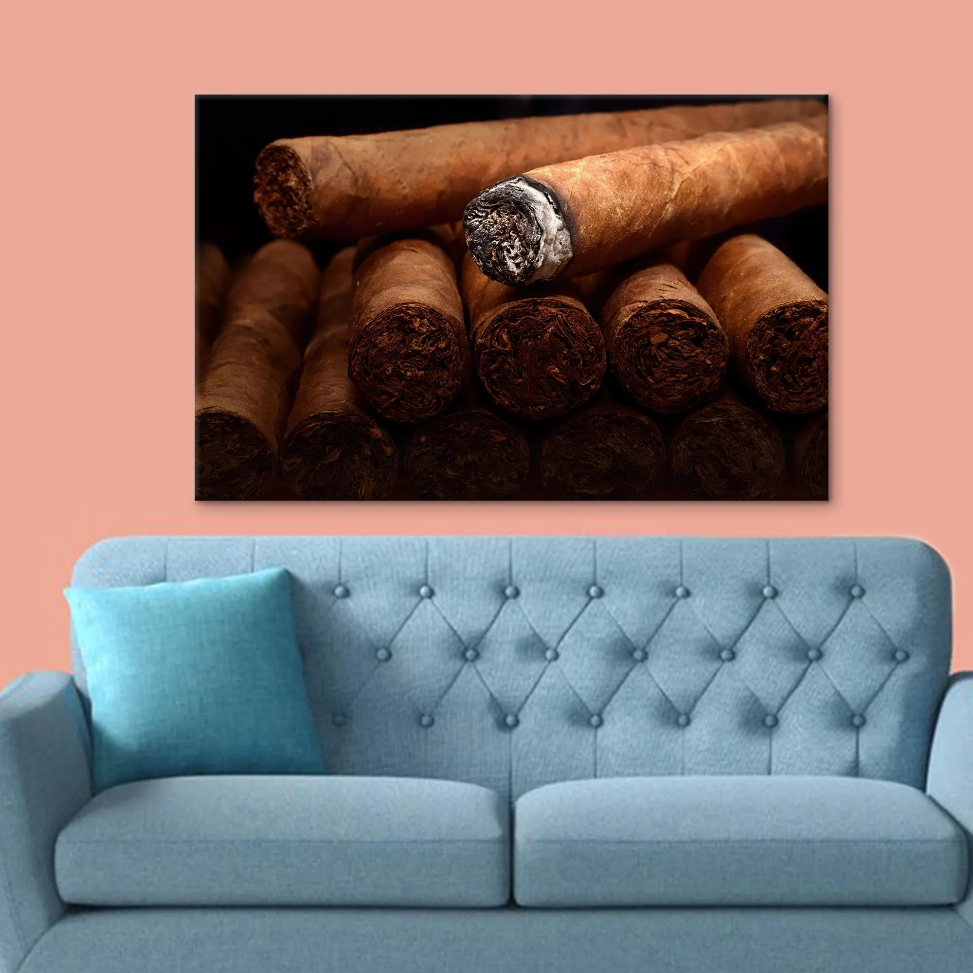 Bridesmaid Gift,Cigars Art,Tobacco Canvas Print,Modern Artwork,Wall Art Prints,Home Decoration,Personalized Gift,Canvas Wall Art,Boho Wall Decor,Large Wall Art,Kitchen Decor Art,Personalized Gifts,Christmas Gifts,