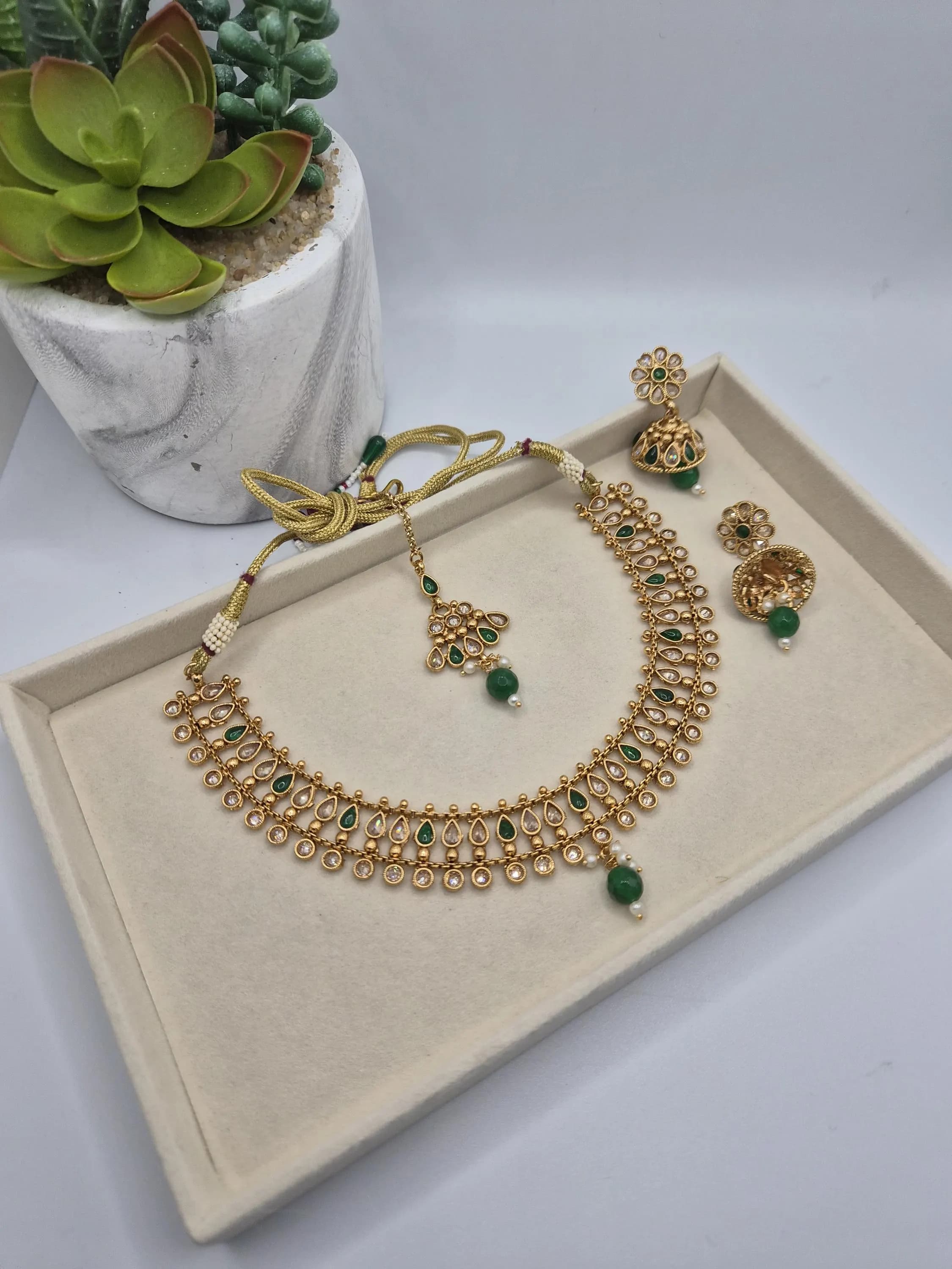 Polki kundan set - image 5