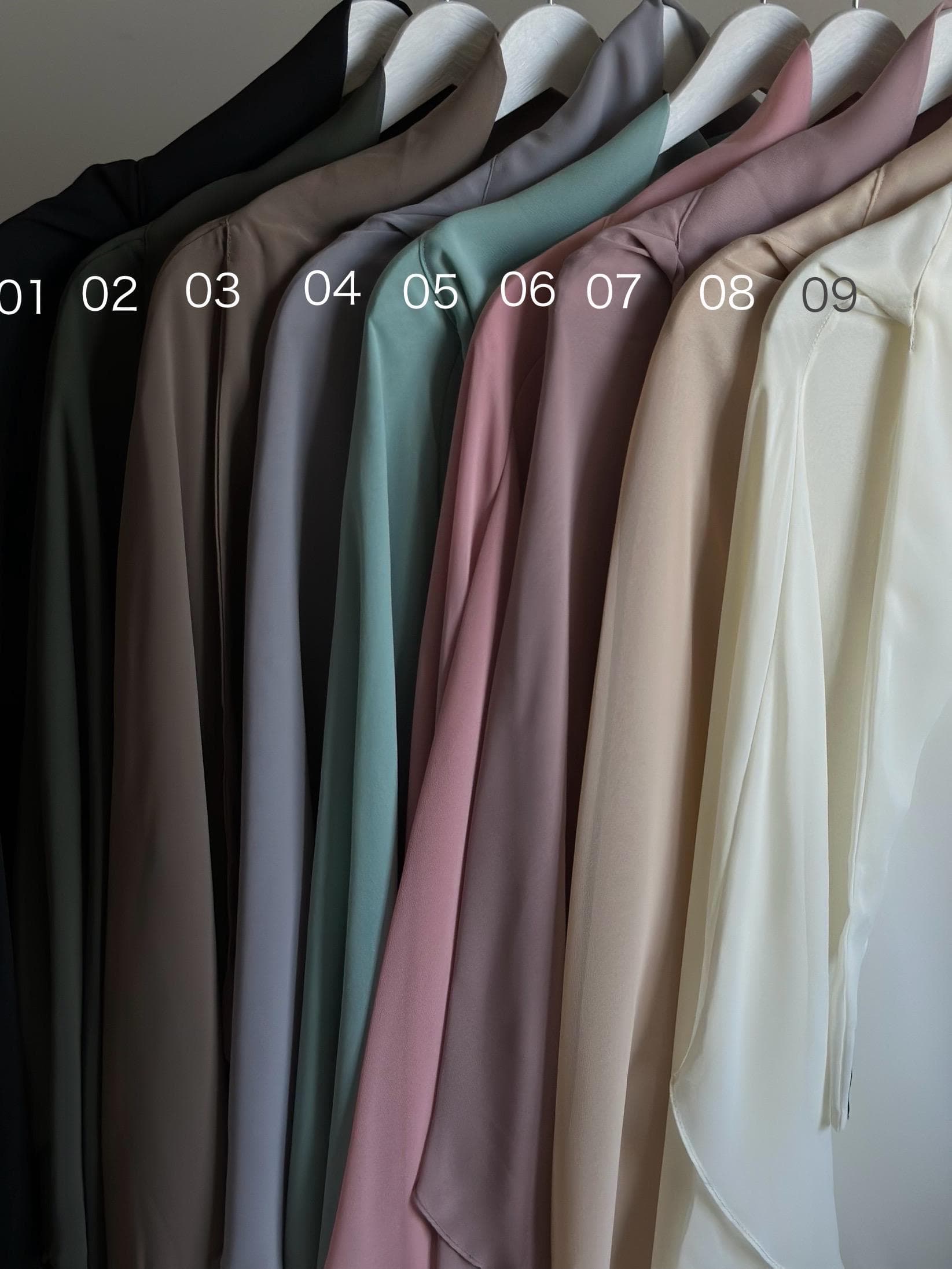 Two Layer Chiffon Oval Khimar in Multiple Colors - Elegant, Lightweight & Modest Islamic Clothing for Special Days Eid Ramadhan Nikah - image 4