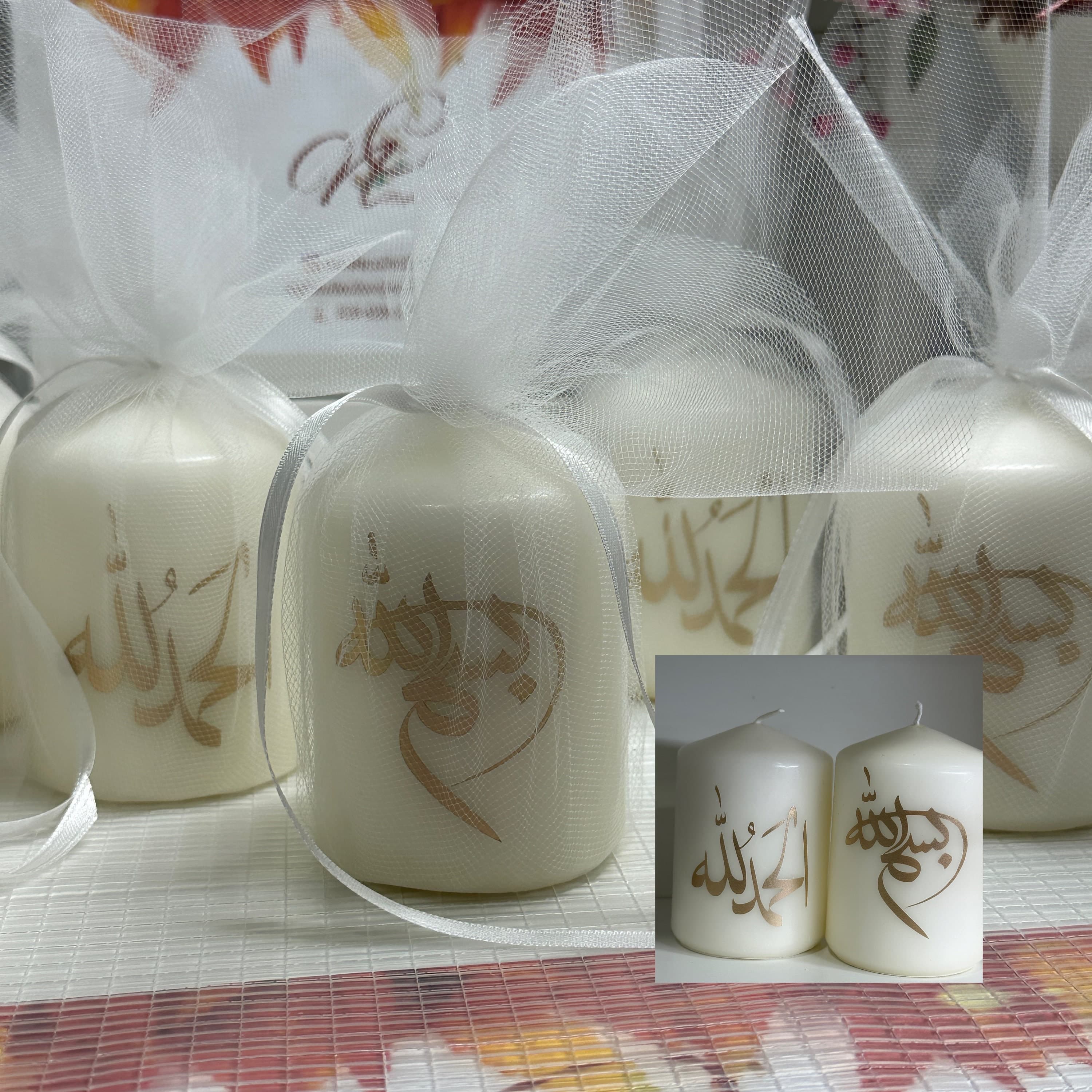 Nikkah Candles/Wedding/Ameen/Baby shower/Party Favors Candle - image 5