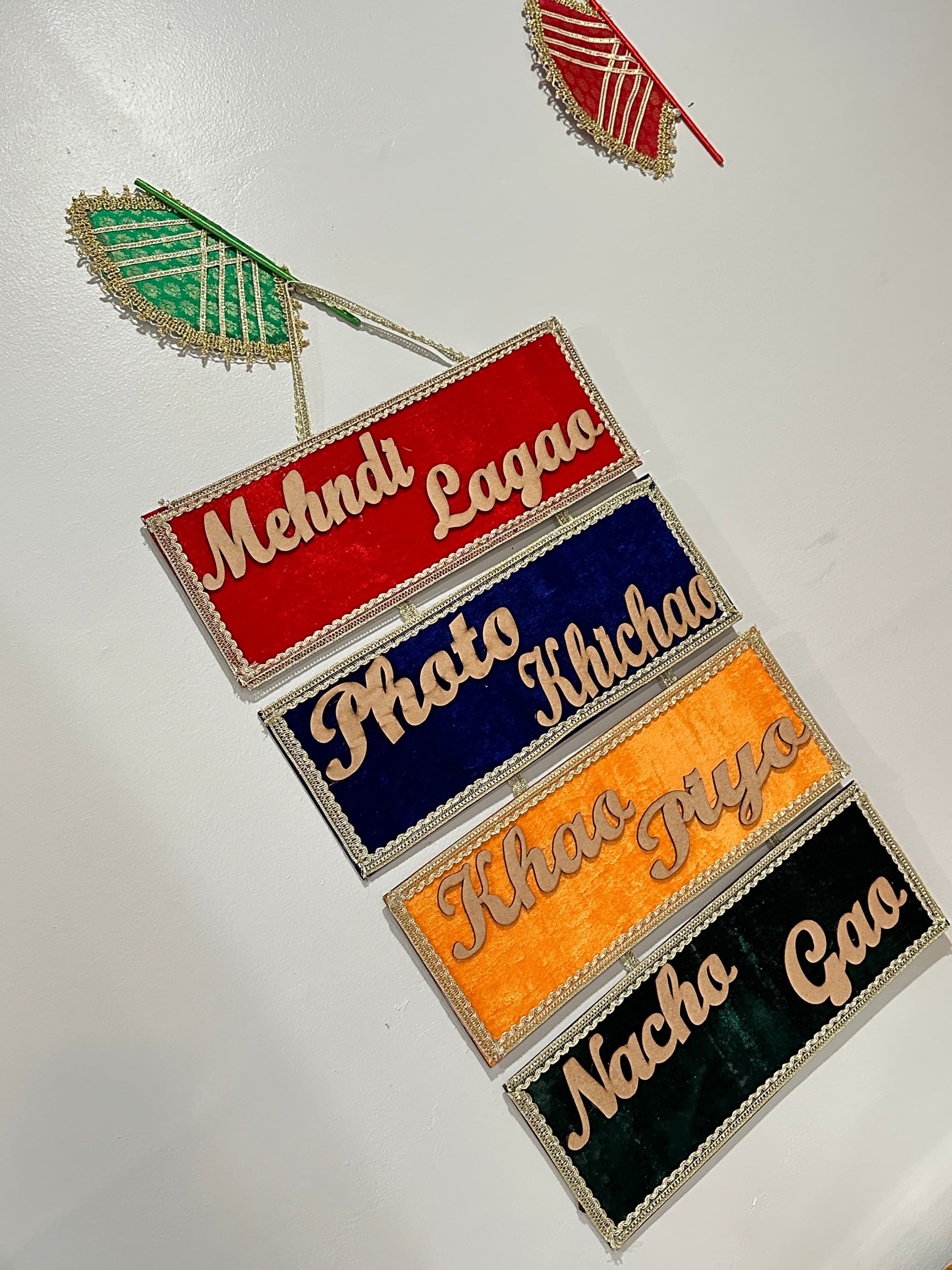 Mehndi board/ Hanging Sign: Desi Wedding Decoration. - image 3