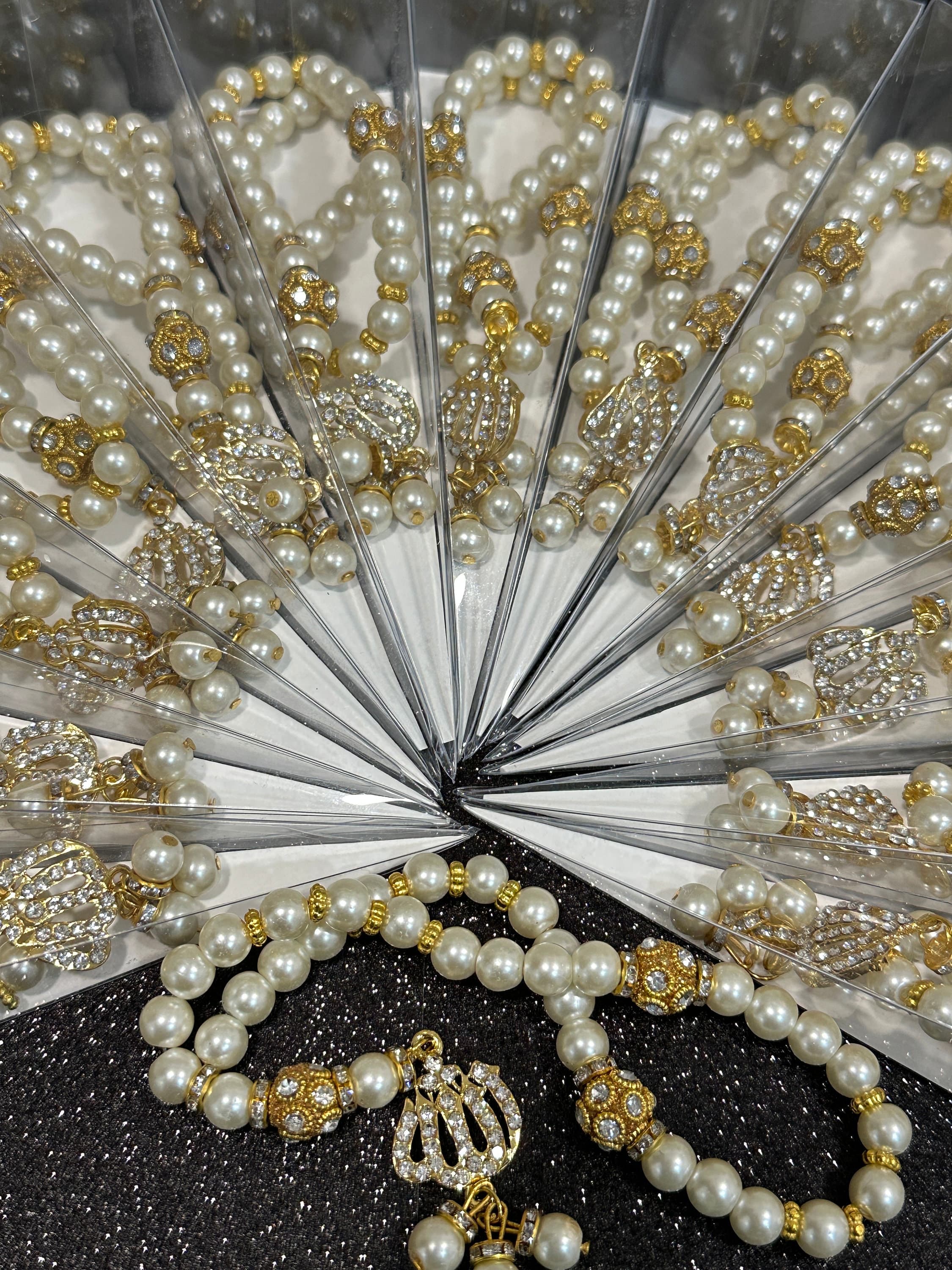 Tasbih/Pearl Prayer Beads/ Islamic Wedding/Nikah Favors (33 Beads)