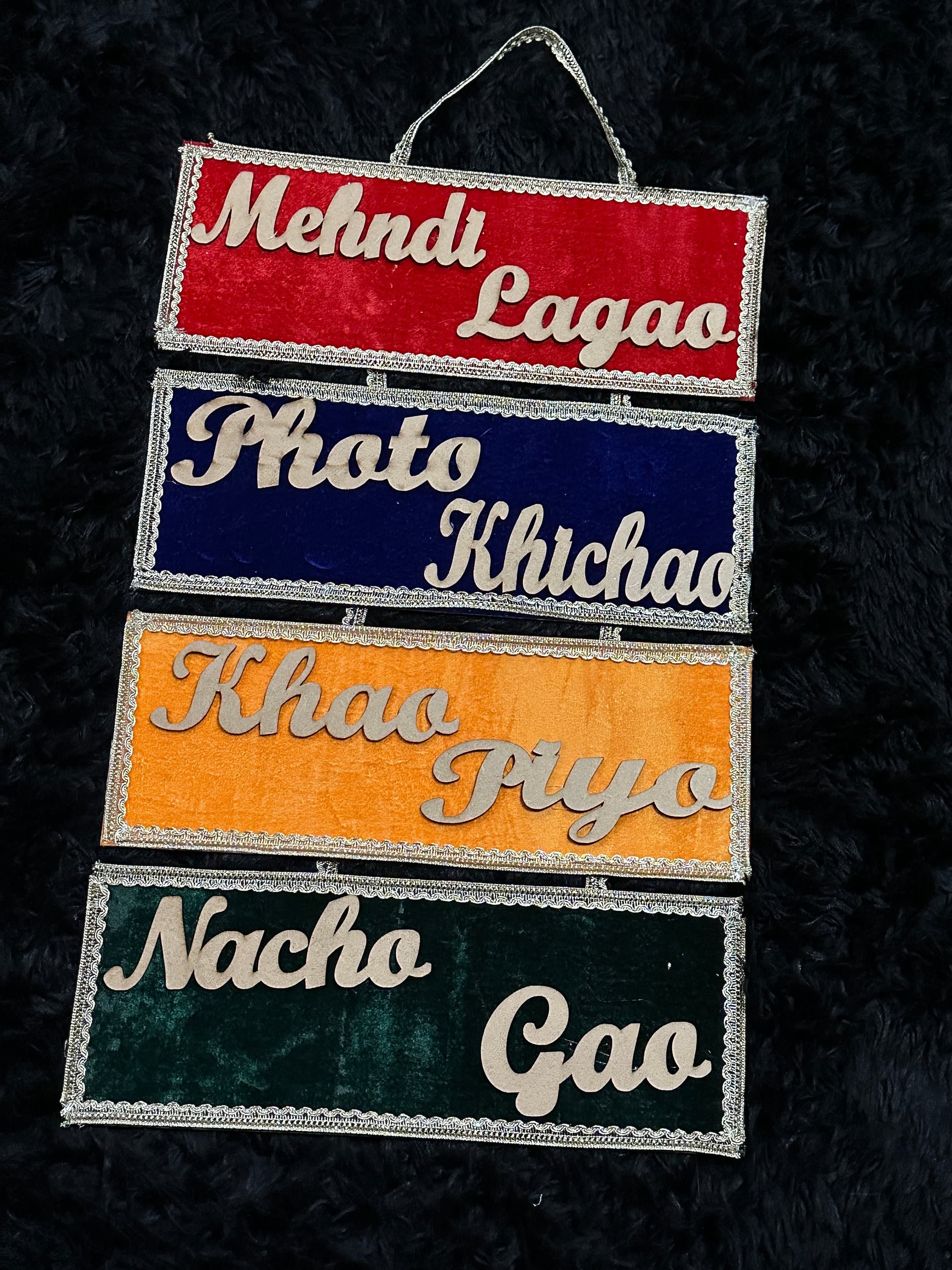 Mehndi board/ Hanging Sign: Desi Wedding Decoration. - image 5