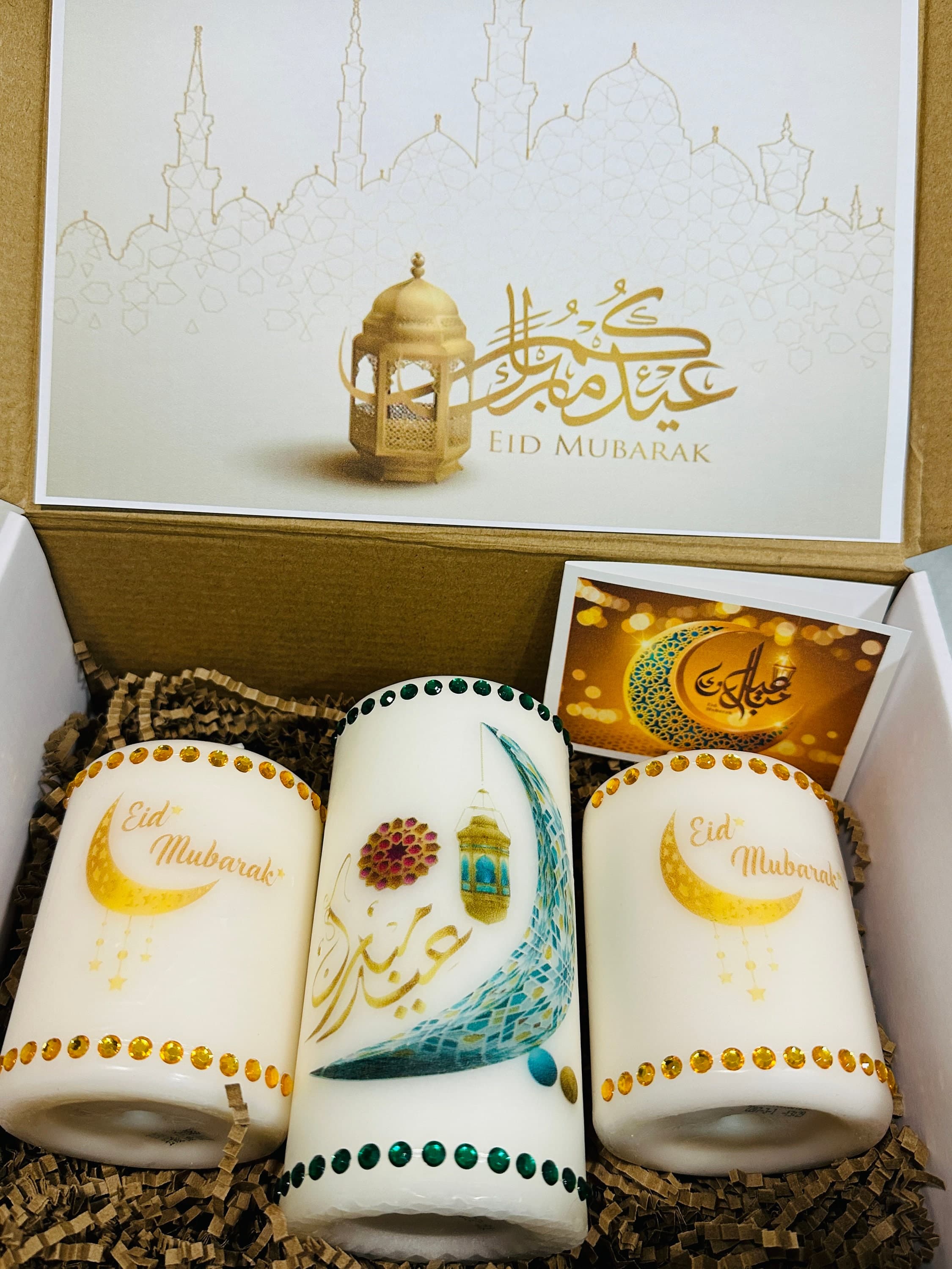 Eid Mubarak Candles Gift Box.