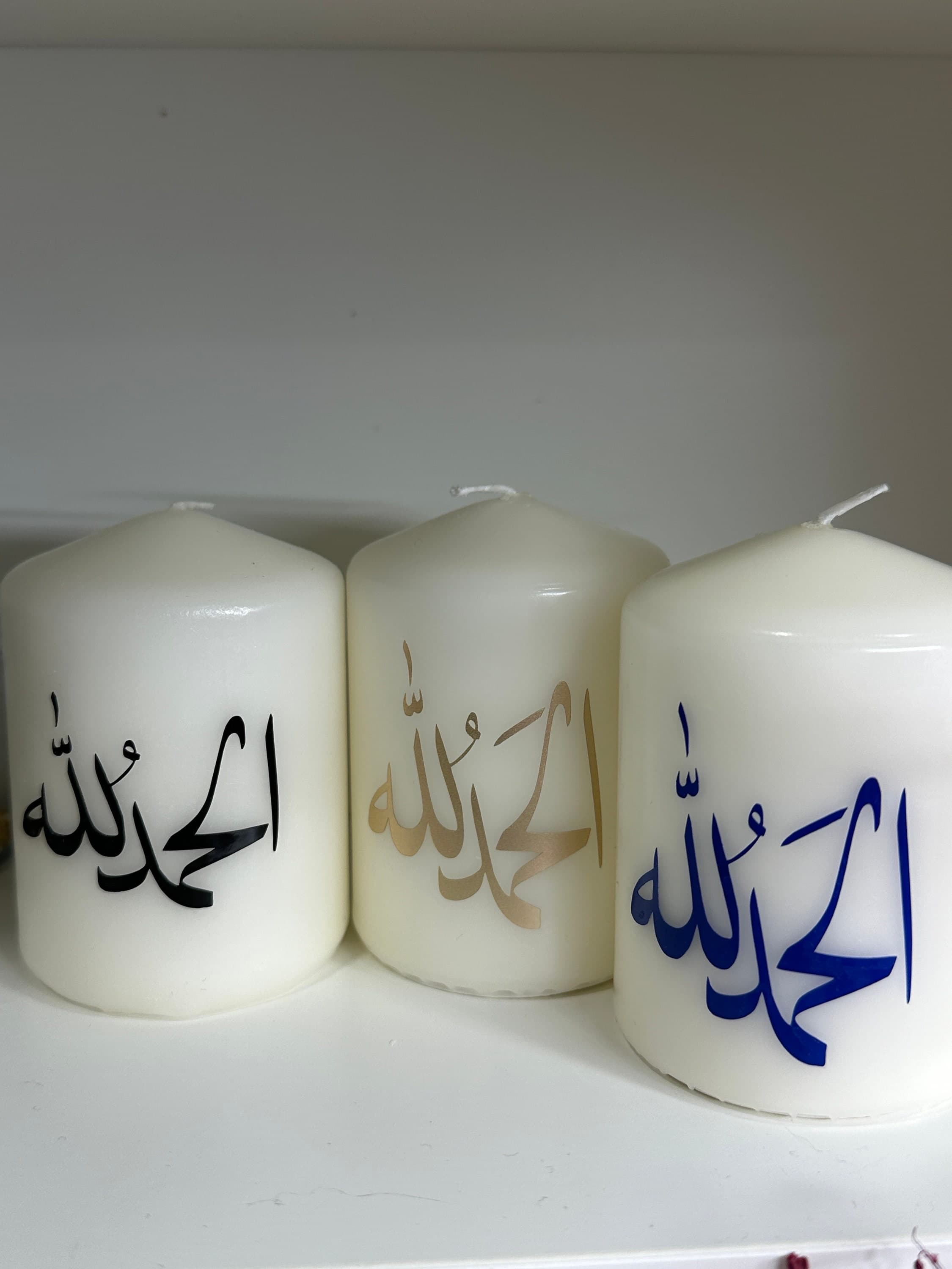 Nikkah Candles/Wedding/Ameen/Baby shower/Party Favors Candle - image 4